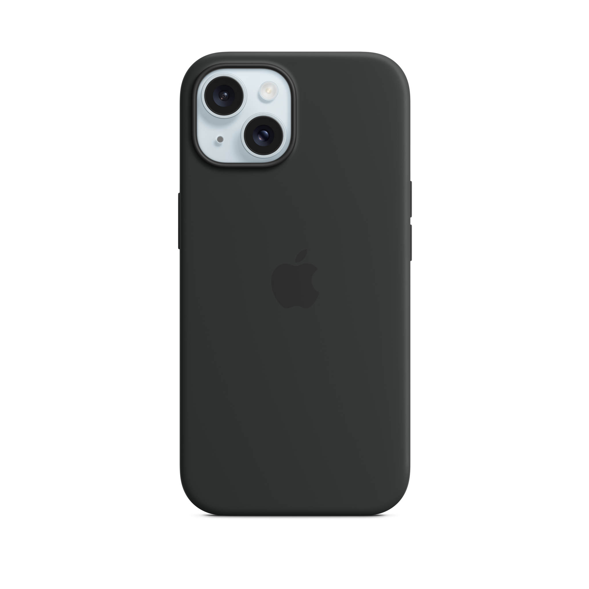 iPhone 15 Silicone Case with MagSafe — Black
