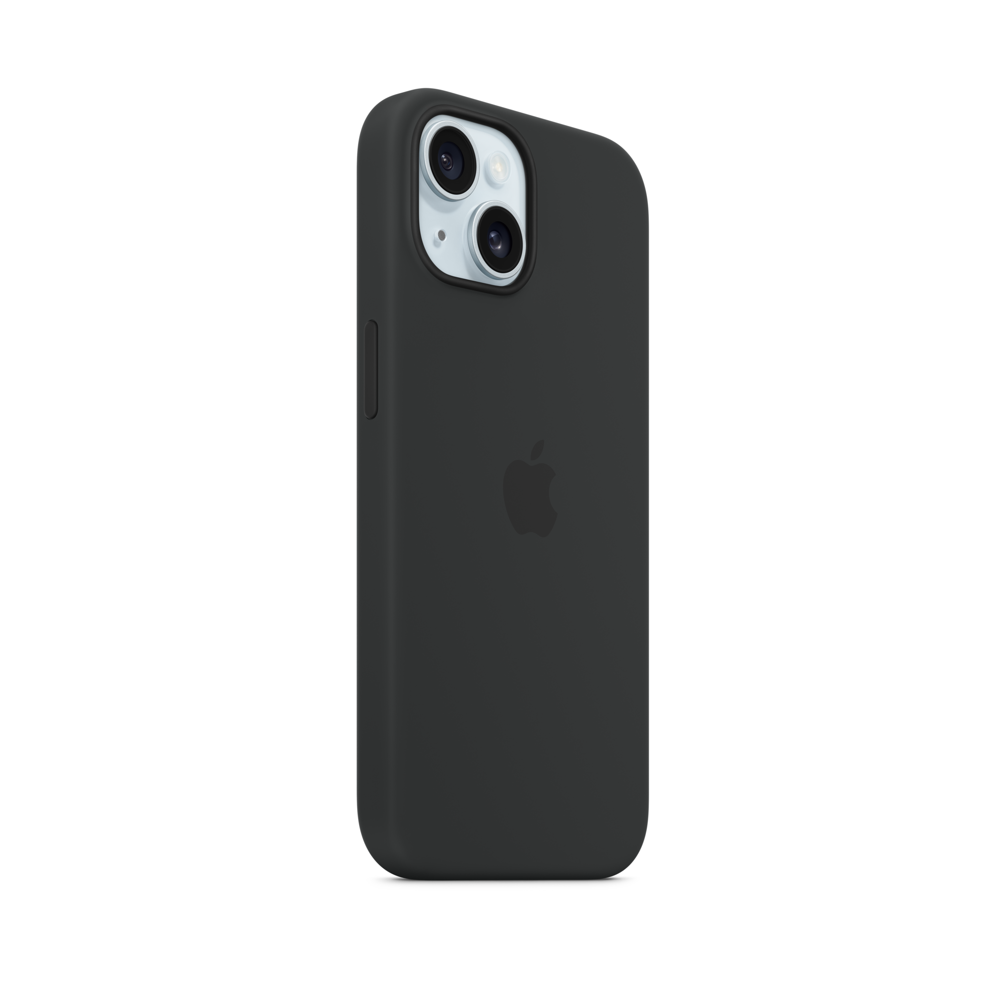 iPhone 15 Silicone Case with MagSafe — Black
