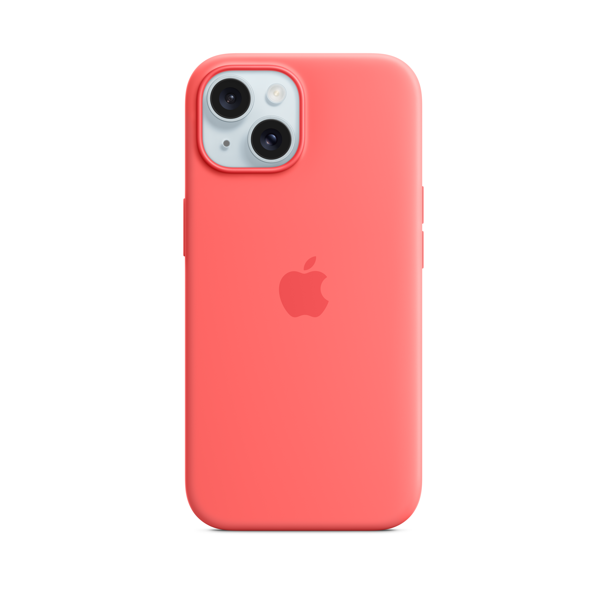 iPhone 15 Silicone Case with MagSafe — Guava