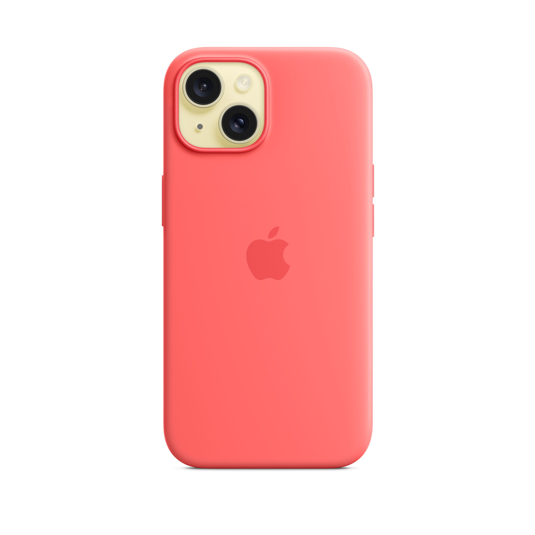 iPhone 15 Silicone Case with MagSafe — Guava