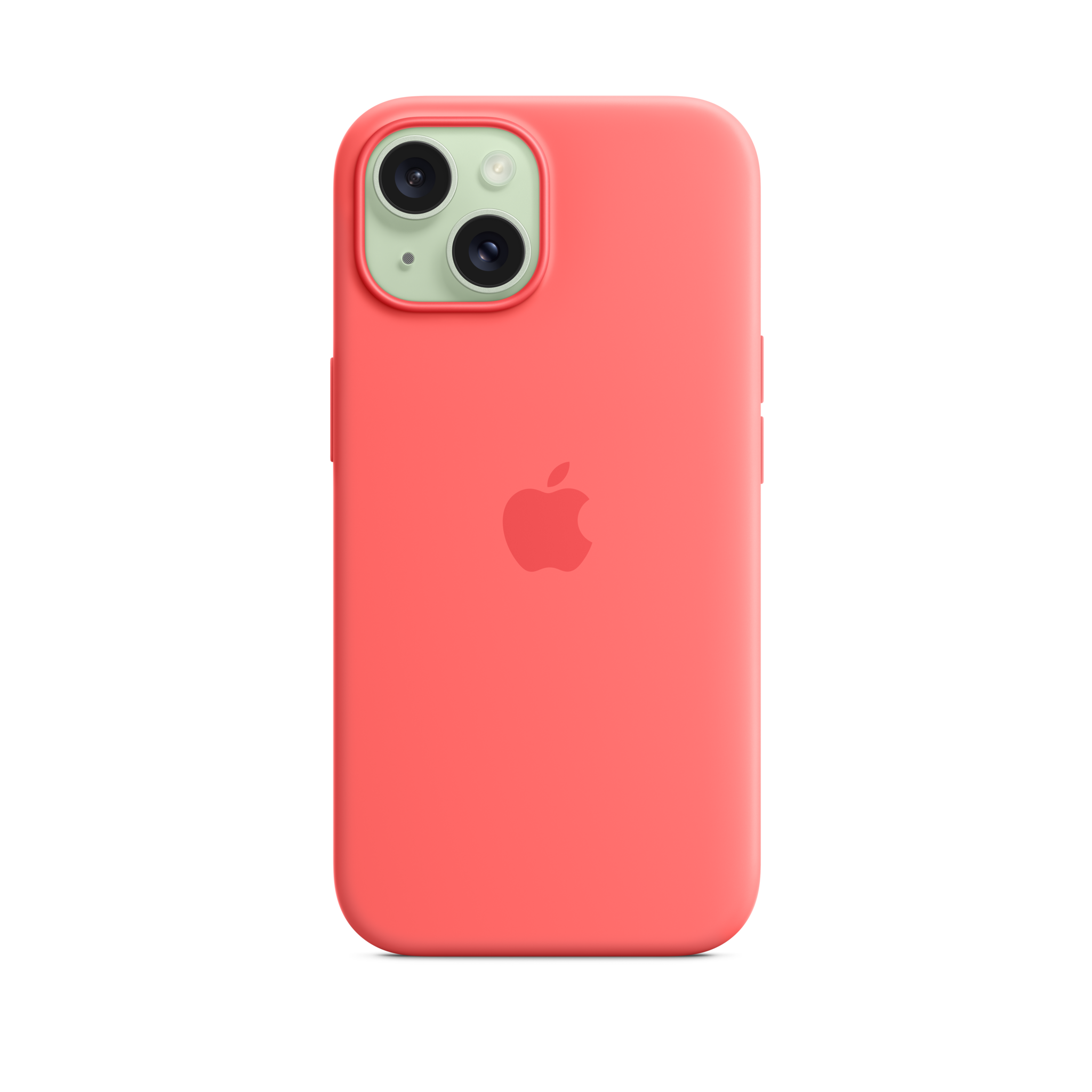 iPhone 15 Silicone Case with MagSafe — Guava