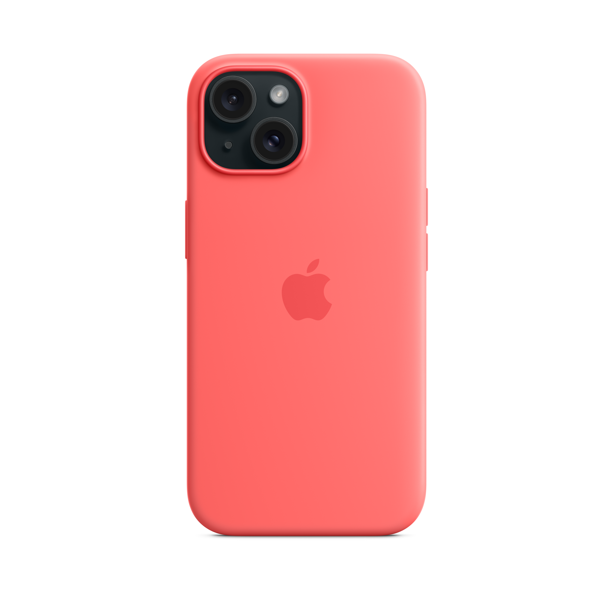 iPhone 15 Silicone Case with MagSafe — Guava