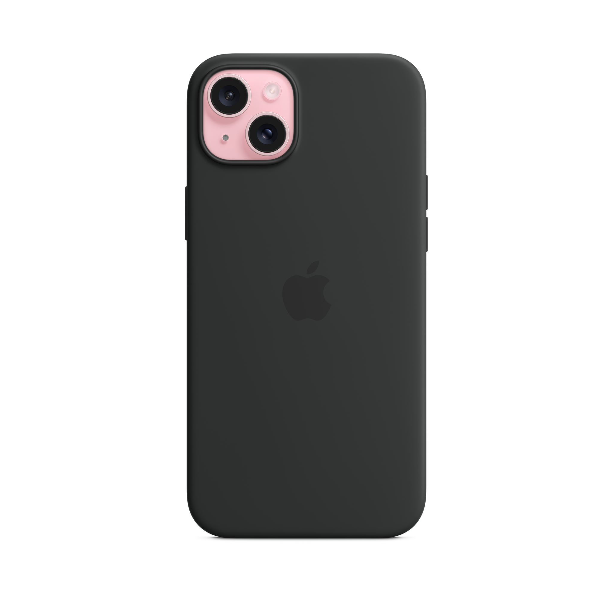 iPhone 15 Plus Silicone Case with MagSafe — Black