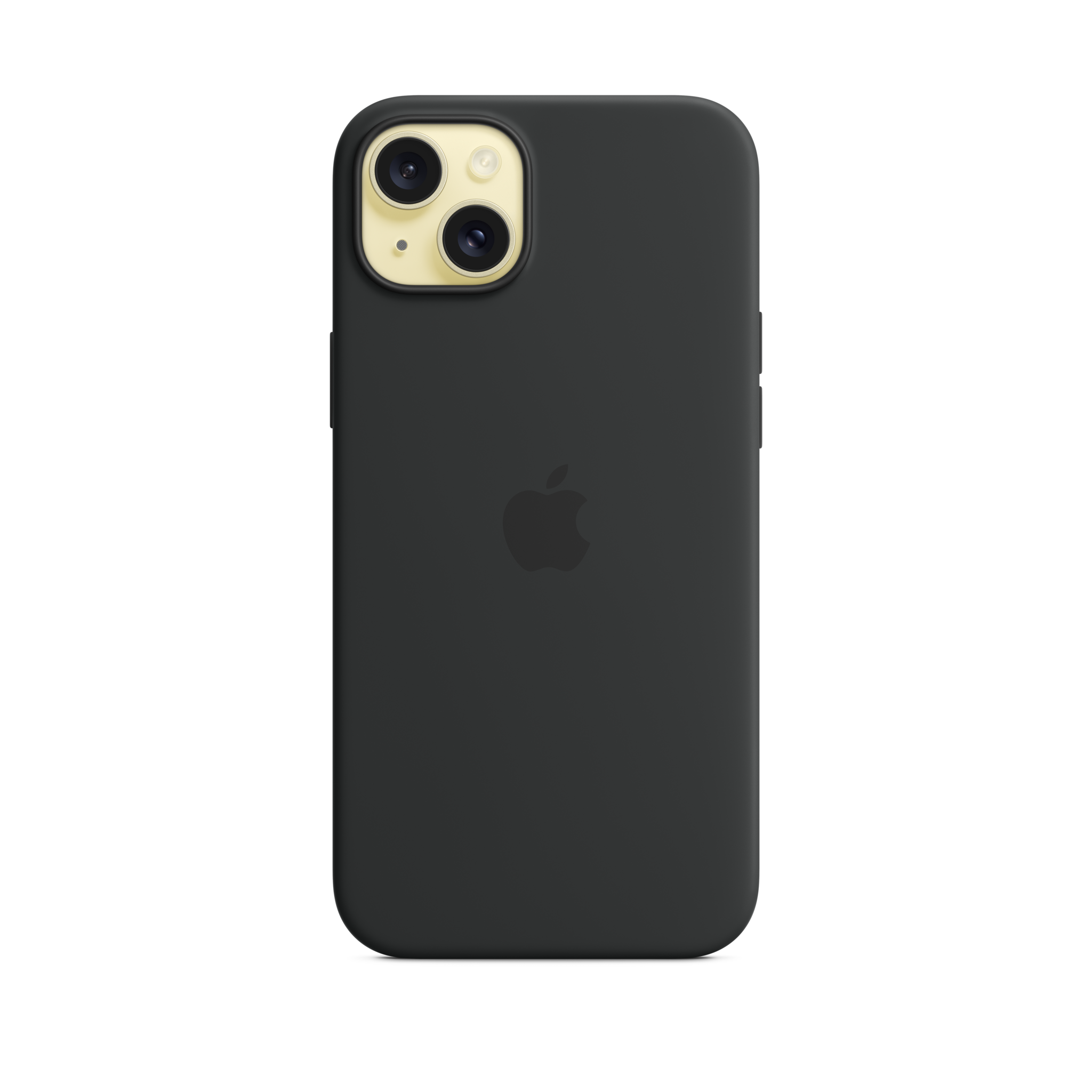 iPhone 15 Plus Silicone Case with MagSafe — Black