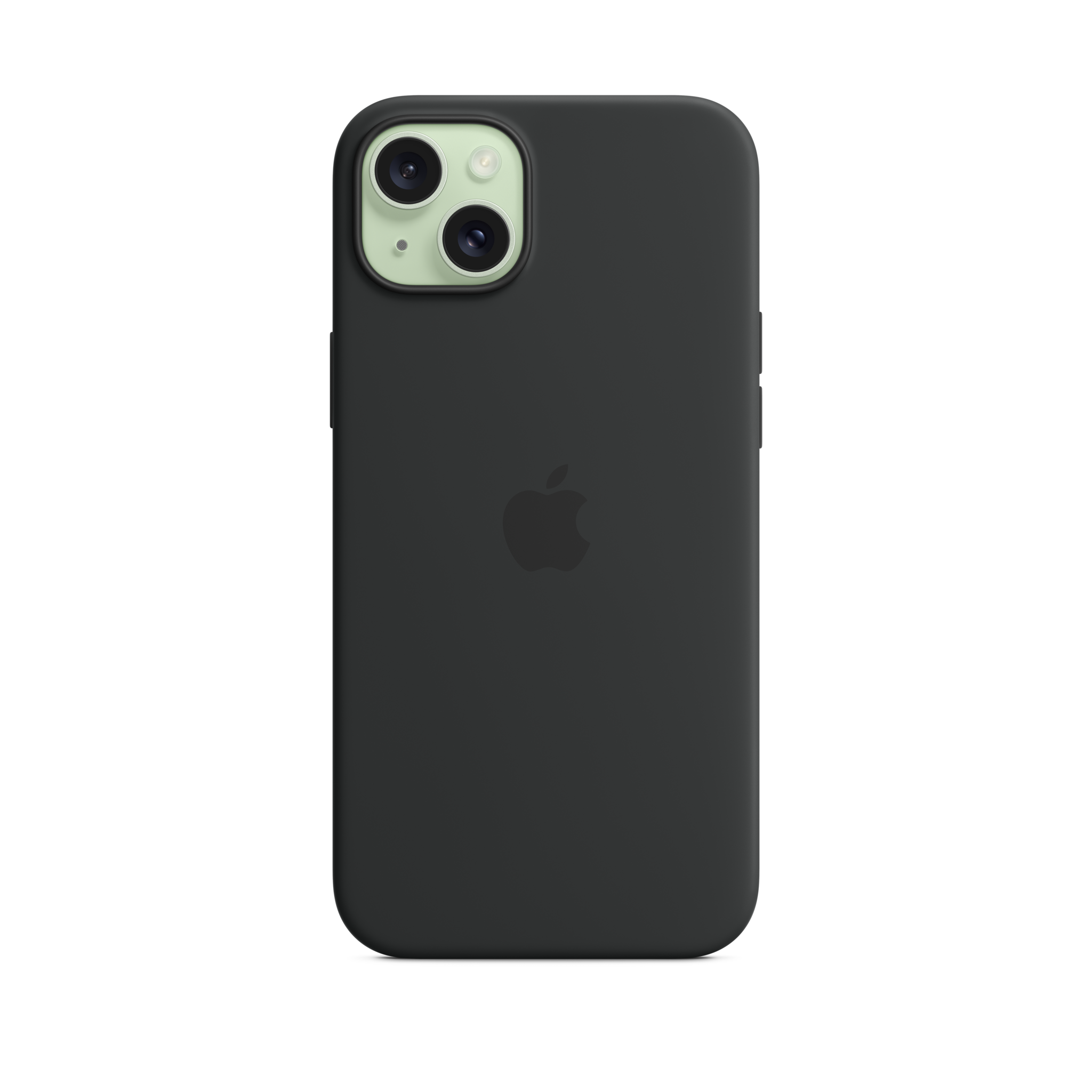 iPhone 15 Plus Silicone Case with MagSafe — Black