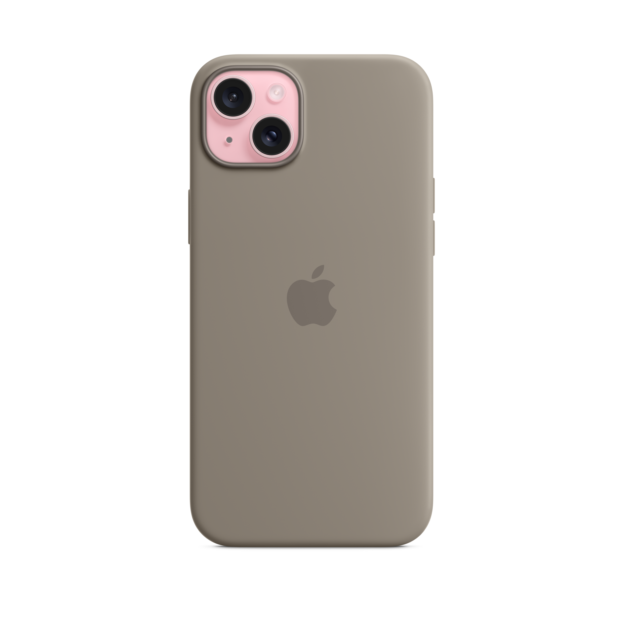 iPhone 15 Plus Silicone Case with MagSafe — Clay