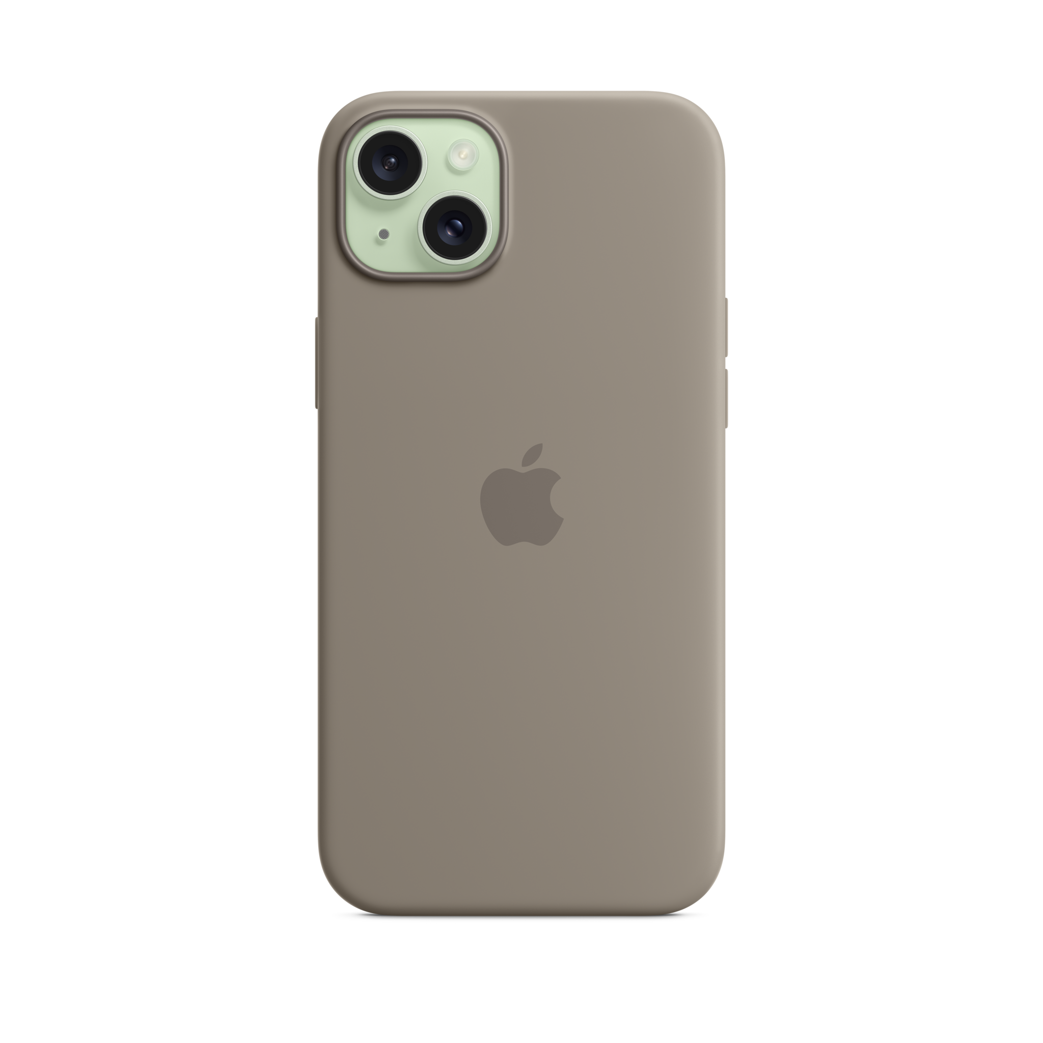 iPhone 15 Plus Silicone Case with MagSafe — Clay