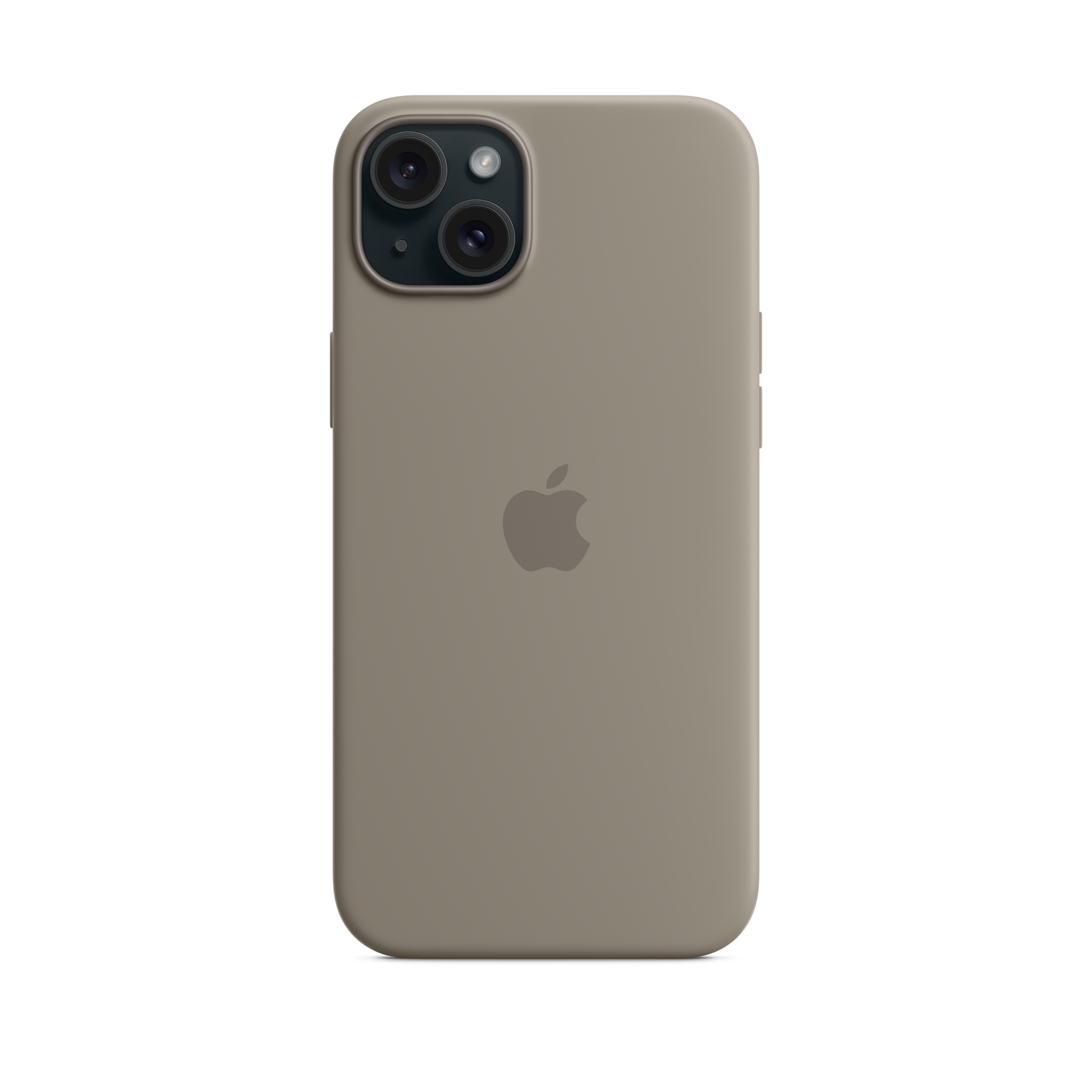 iPhone 15 Plus Silicone Case with MagSafe — Clay