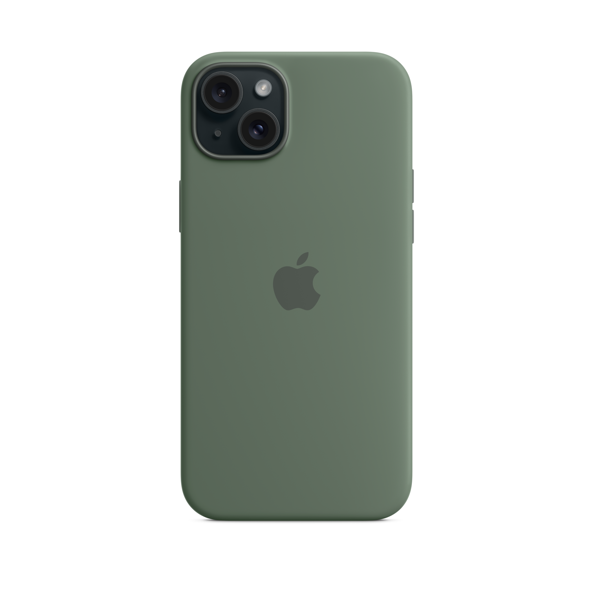 iPhone 15 Plus Silicone Case with MagSafe — Cypress