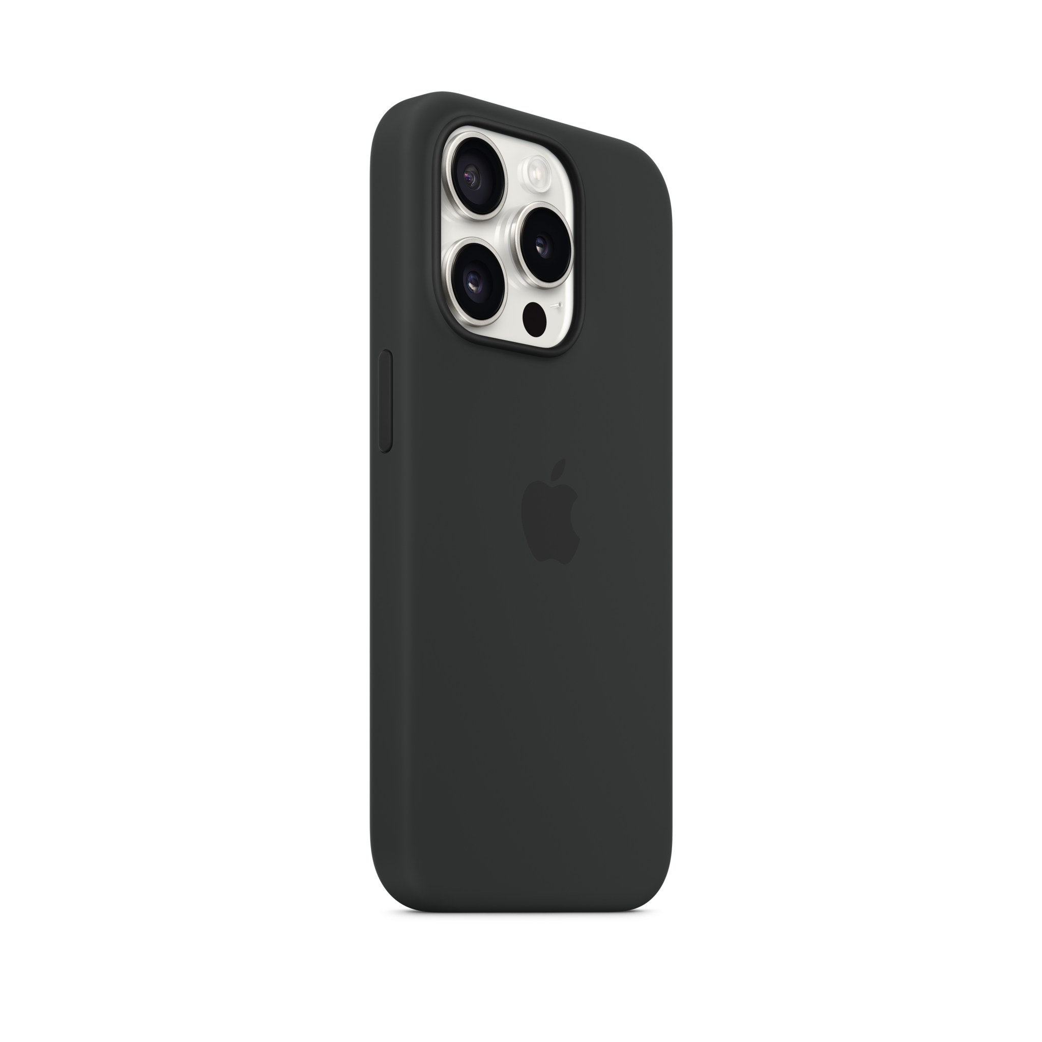 iPhone 15 Pro Silicone Case with MagSafe — Black