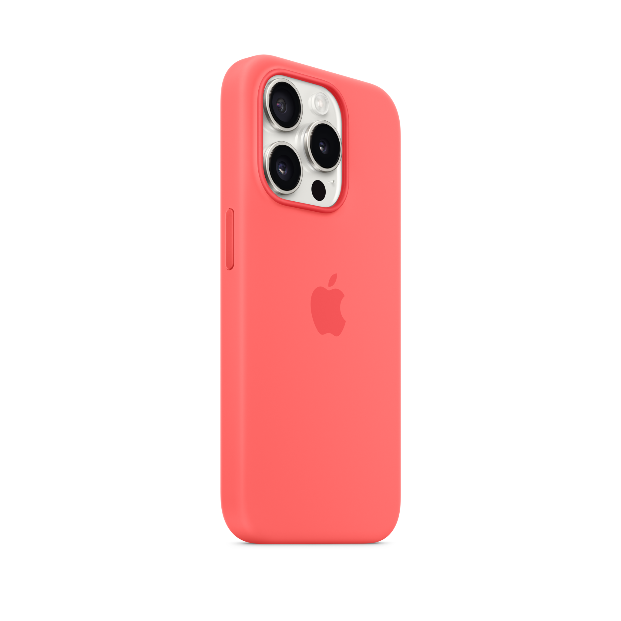 iPhone 15 Pro Silicone Case with MagSafe — Guava