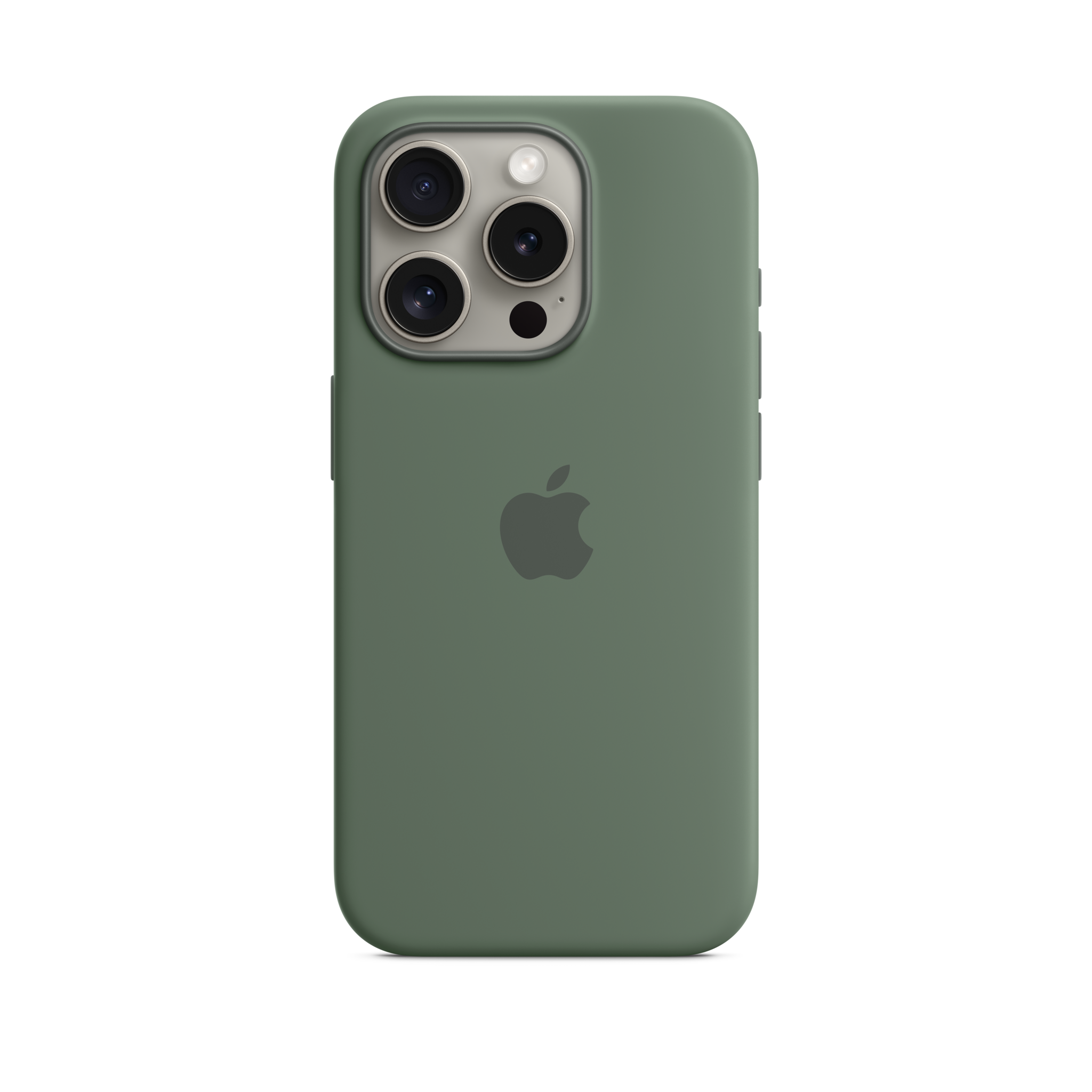 iPhone 15 Pro Silicone Case with MagSafe — Cypress