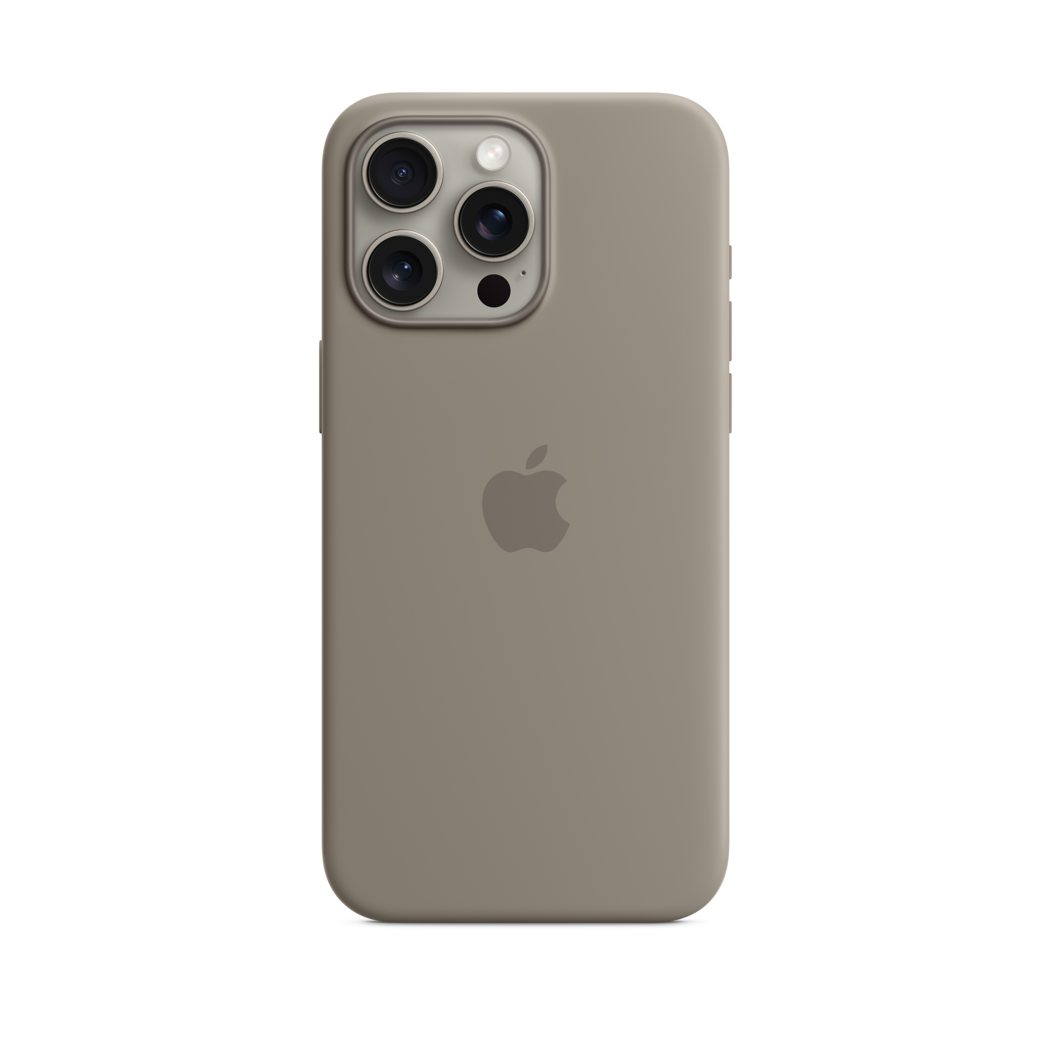 iPhone 15 Pro Max Silicone Case with MagSafe — Clay