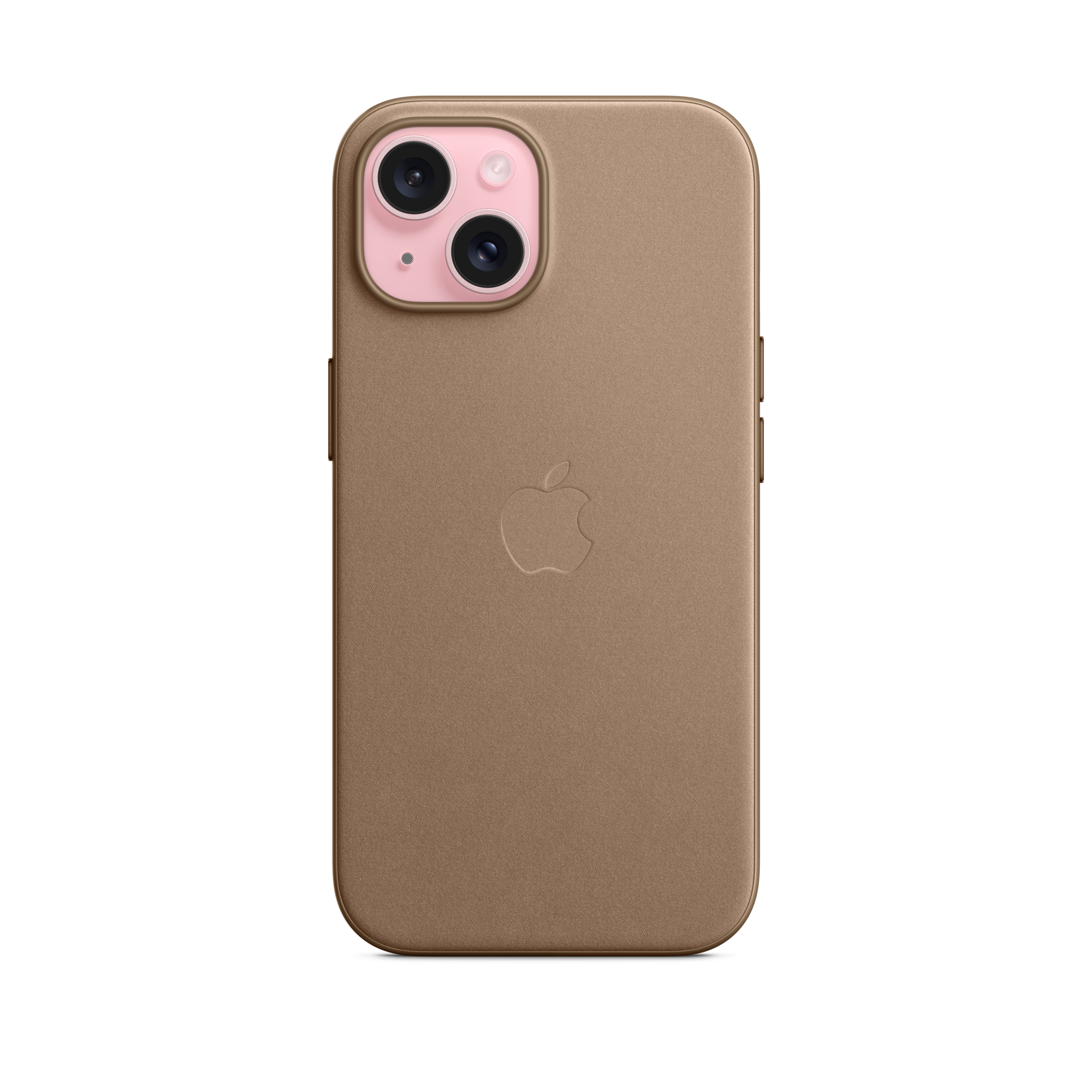 iPhone 15 FineWoven Case with MagSafe — Taupe