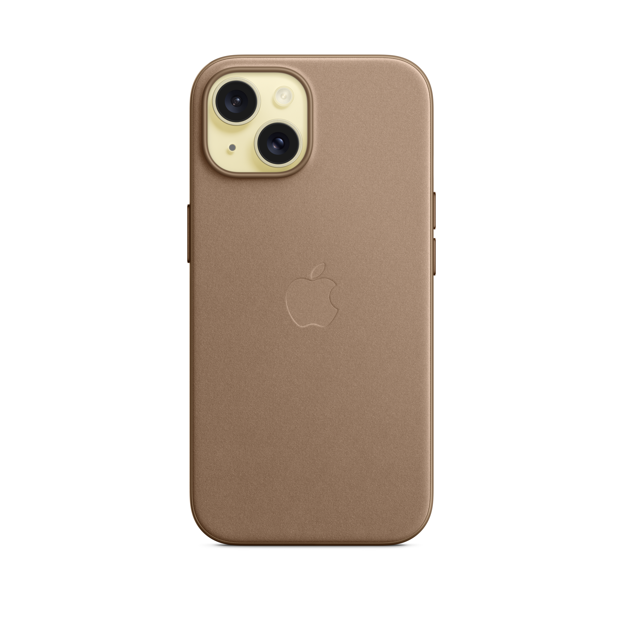 iPhone 15 FineWoven Case with MagSafe — Taupe