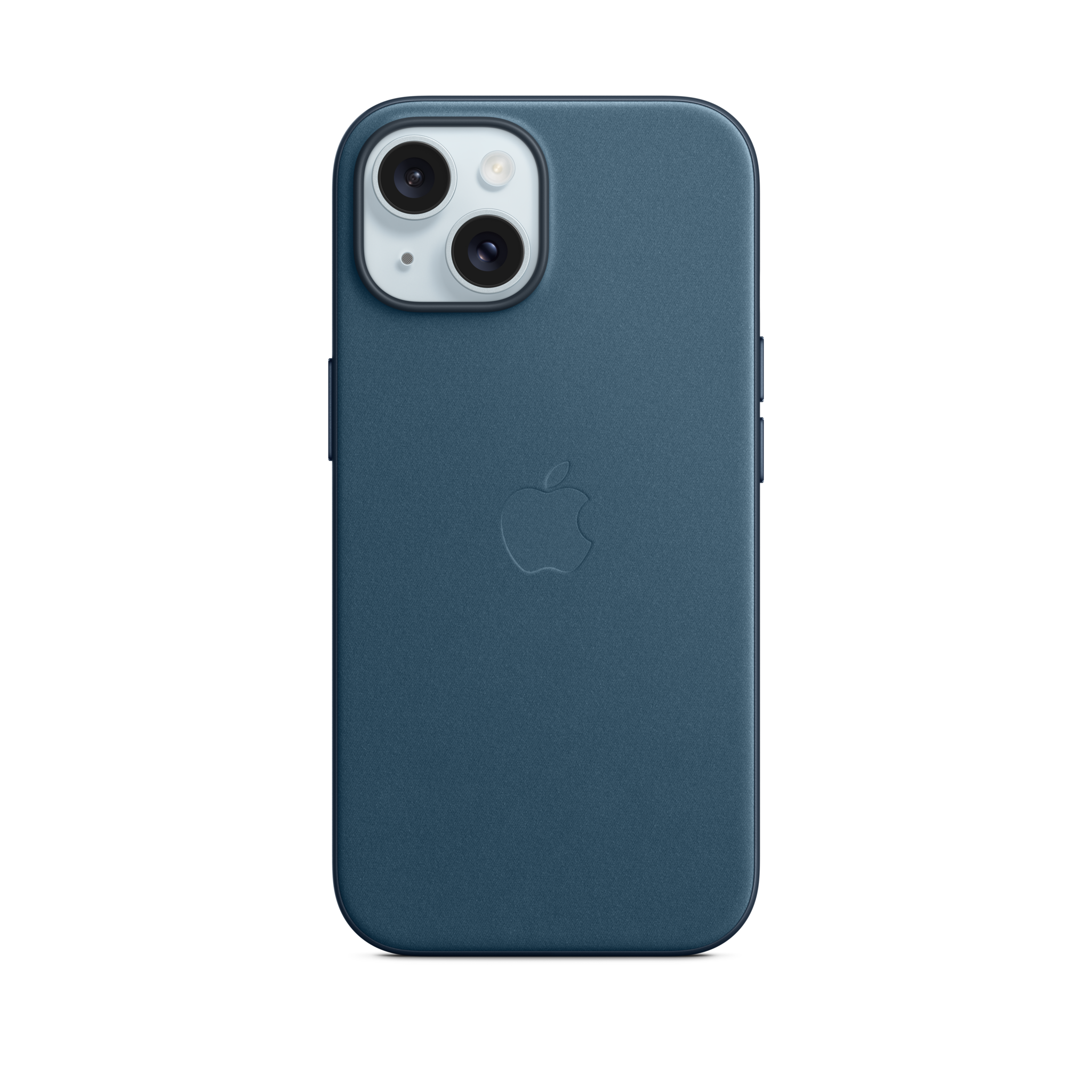 iPhone 15 FineWoven Case with MagSafe — Pacific Blue