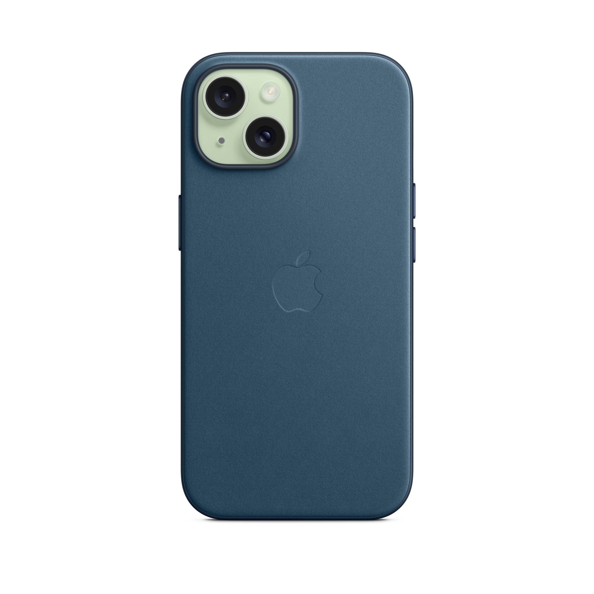 iPhone 15 FineWoven Case with MagSafe — Pacific Blue