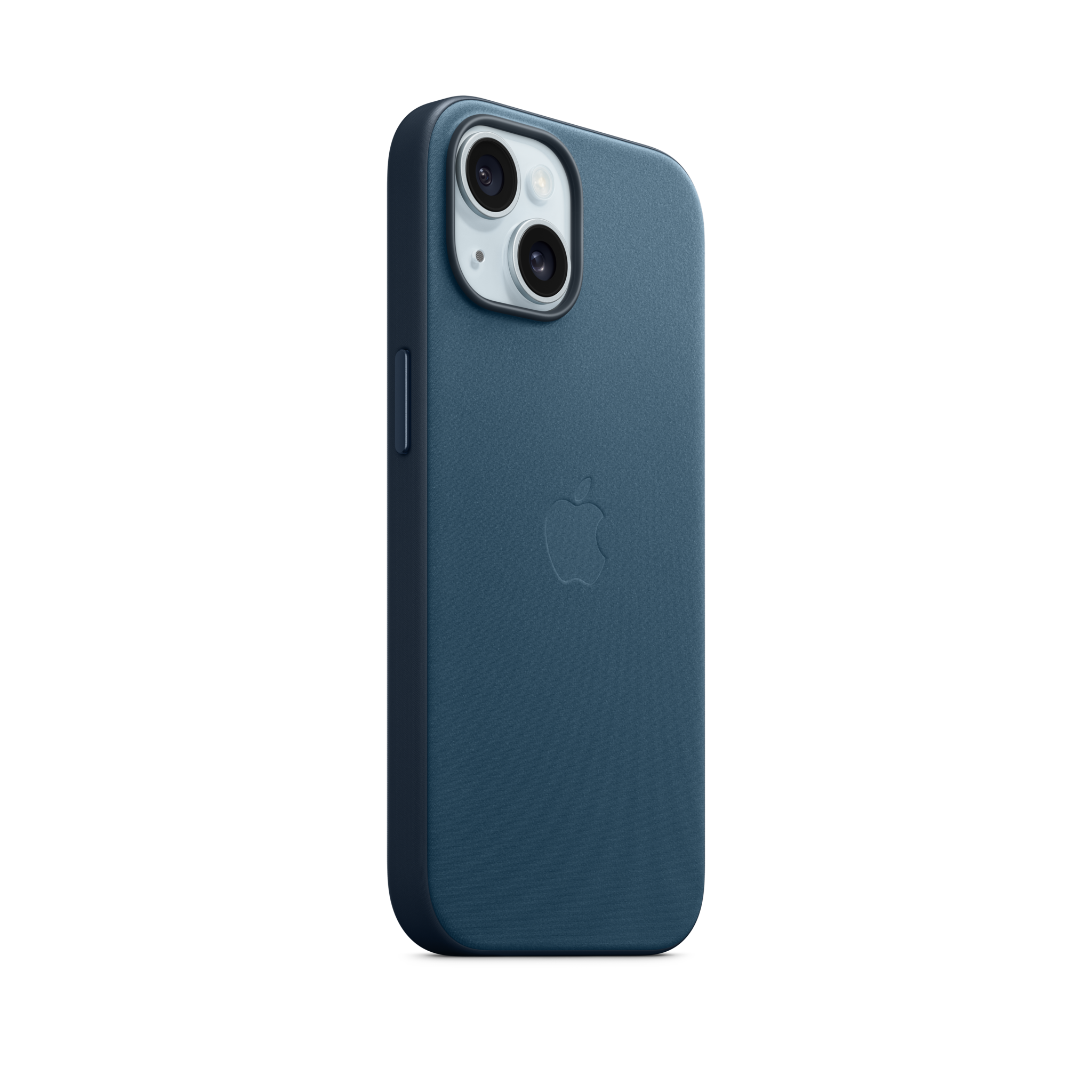 iPhone 15 FineWoven Case with MagSafe — Pacific Blue