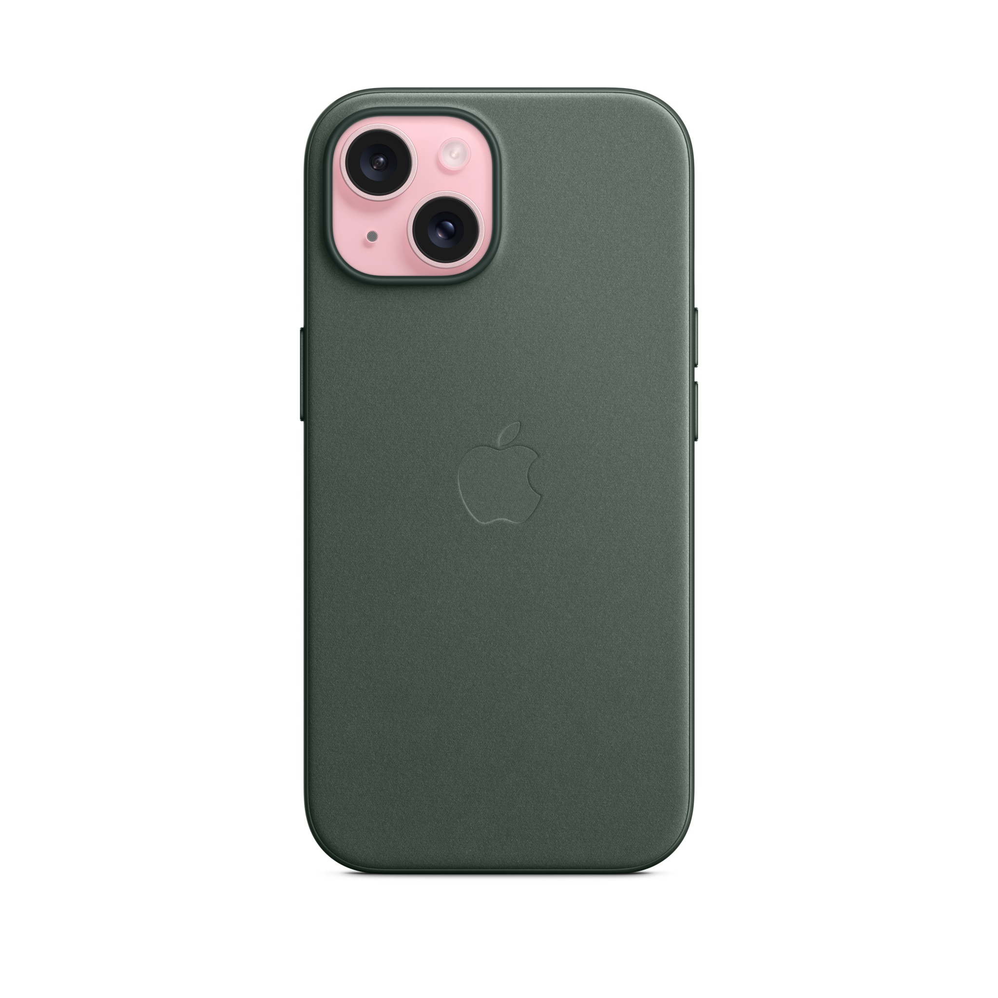 iPhone 15 FineWoven Case with MagSafe — Evergreen