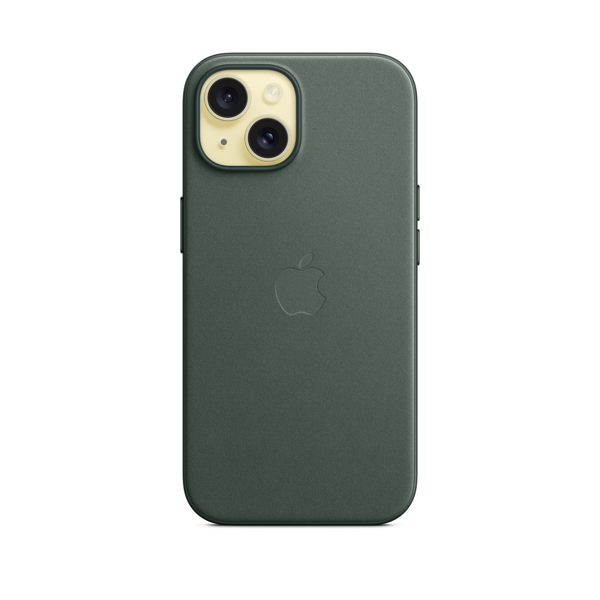 iPhone 15 FineWoven Case with MagSafe — Evergreen