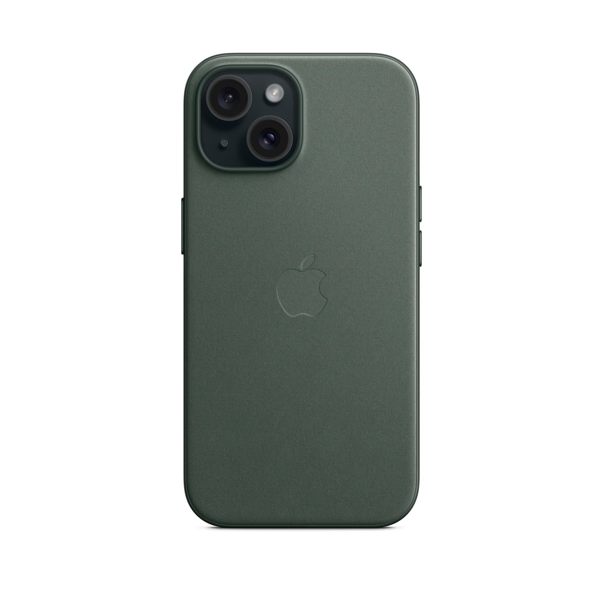 iPhone 15 FineWoven Case with MagSafe — Evergreen