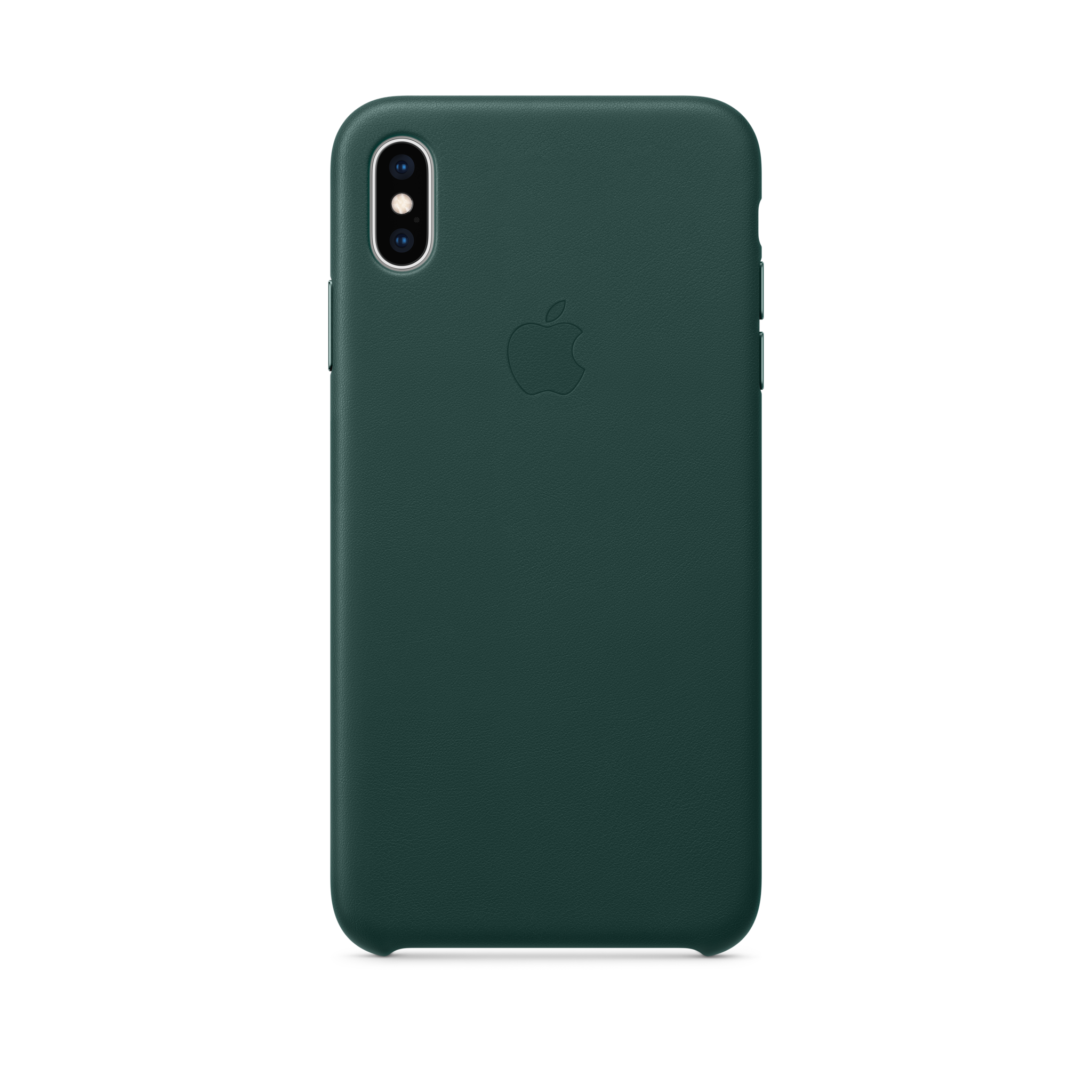 iPhone XS Max Leather Case — Forest Green