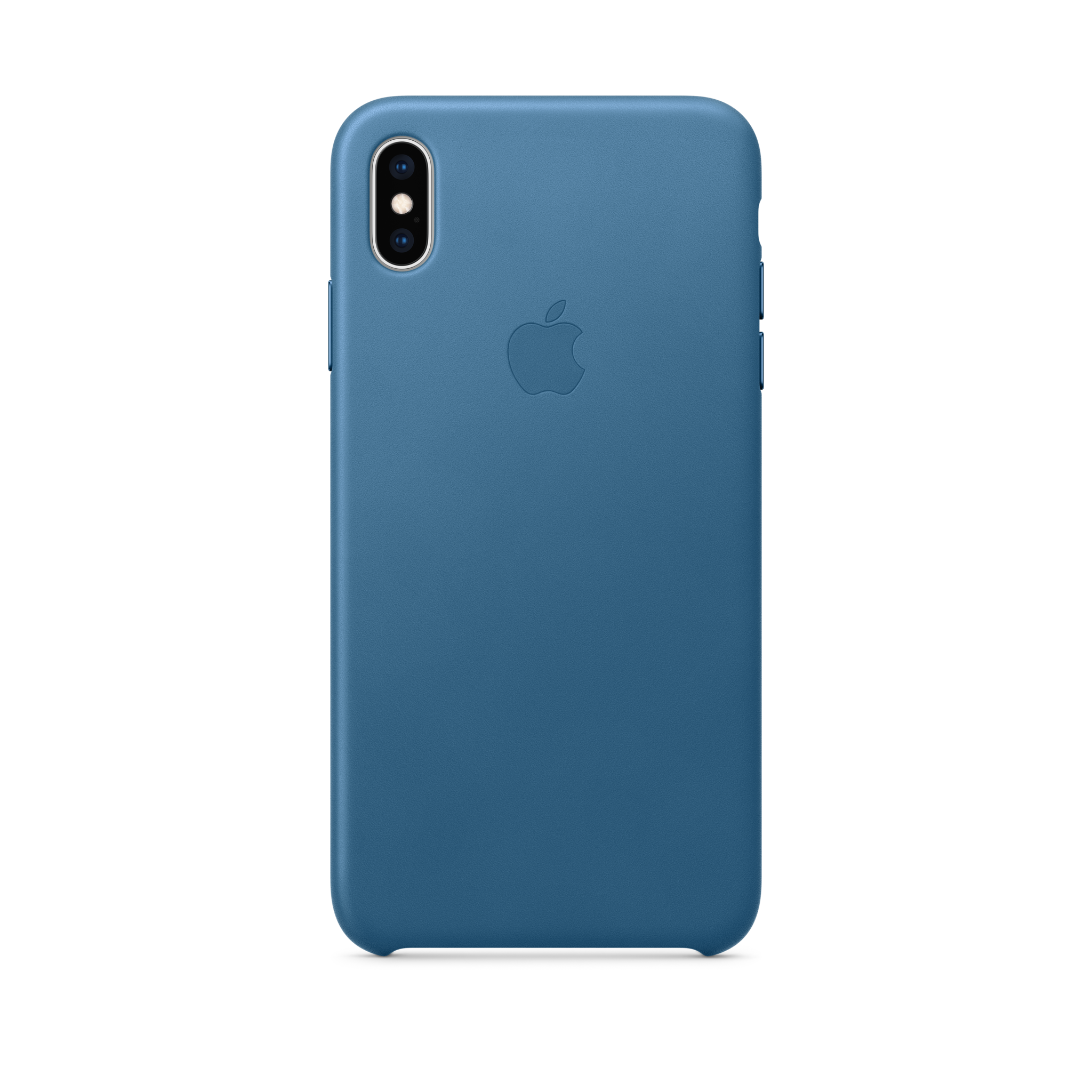 iPhone XS Max Leather Case — Cape Cod Blue