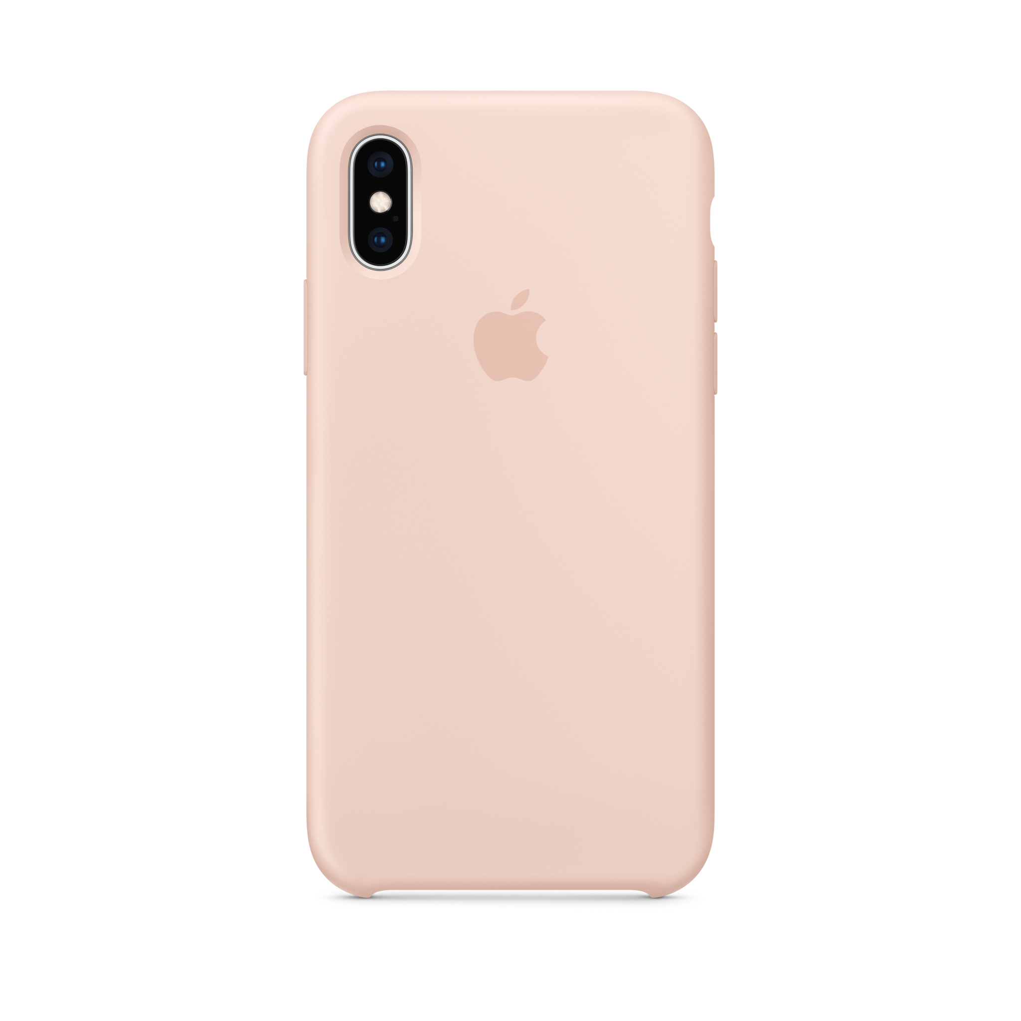 iPhone XS Silicone Case — Pink Sand