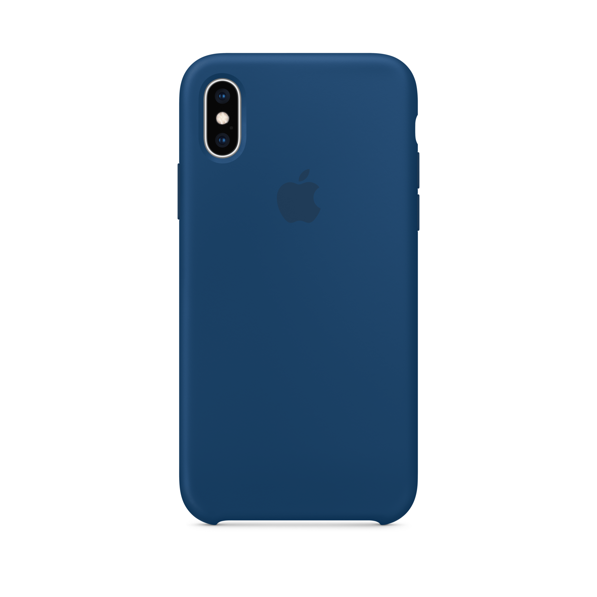 iPhone XS Silicone Case — Blue Horizon