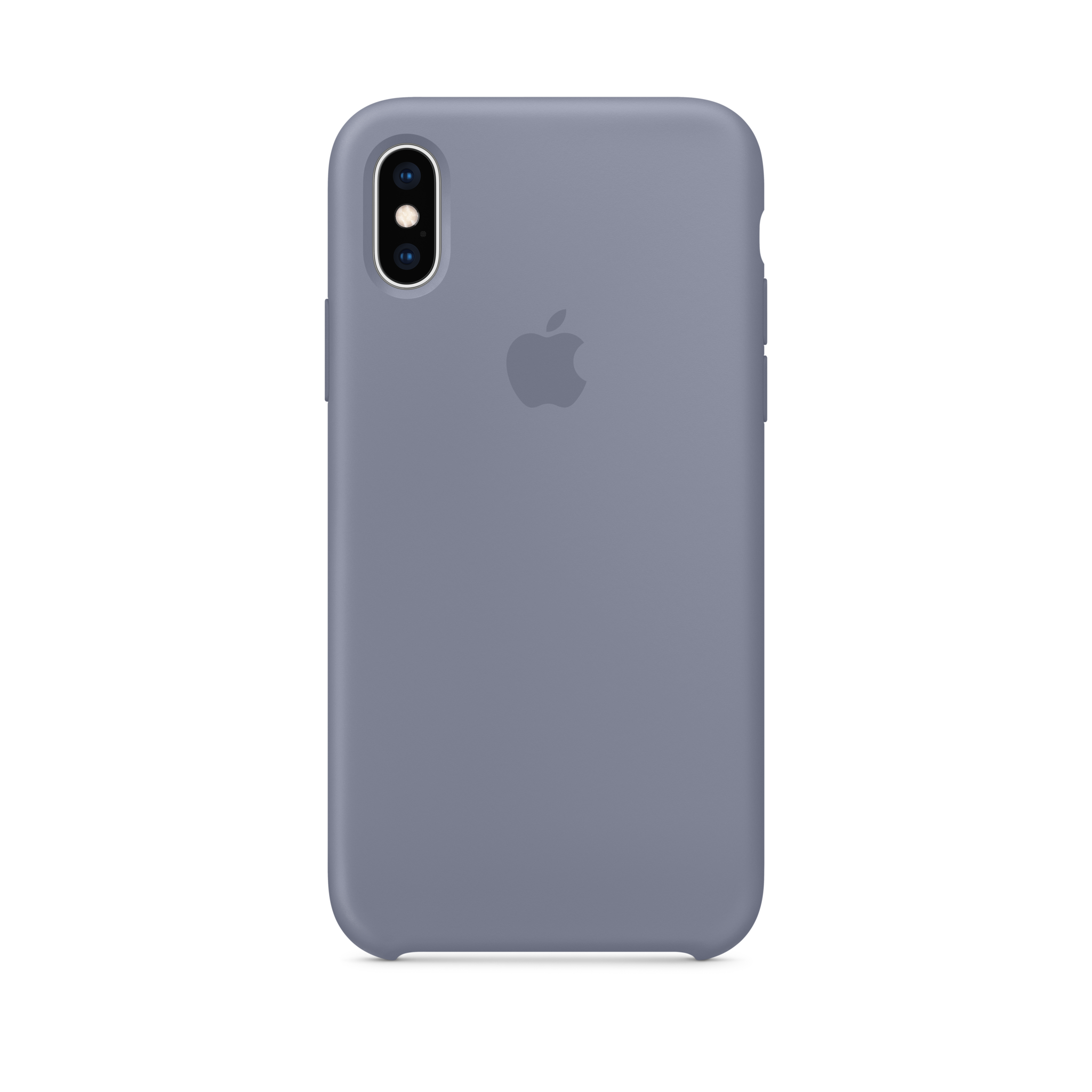 iPhone XS Silicone Case — Lavender Gray