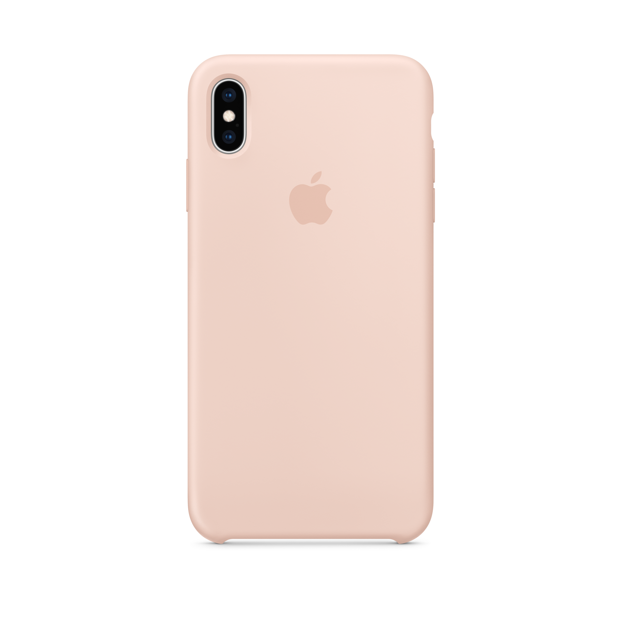 iPhone XS Max Silicone Case — Pink Sand