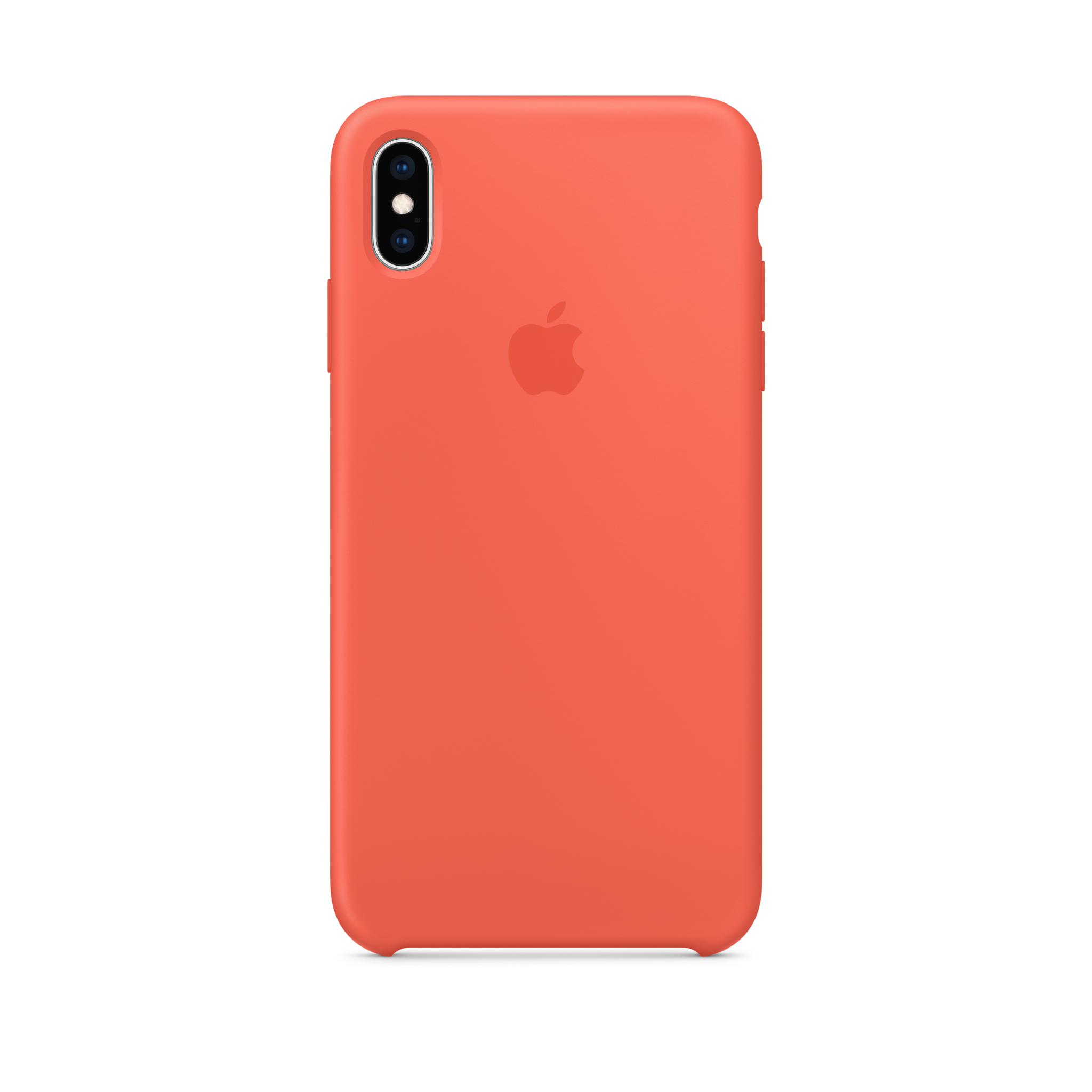 iPhone XS Max Silicone Case — Nectarine