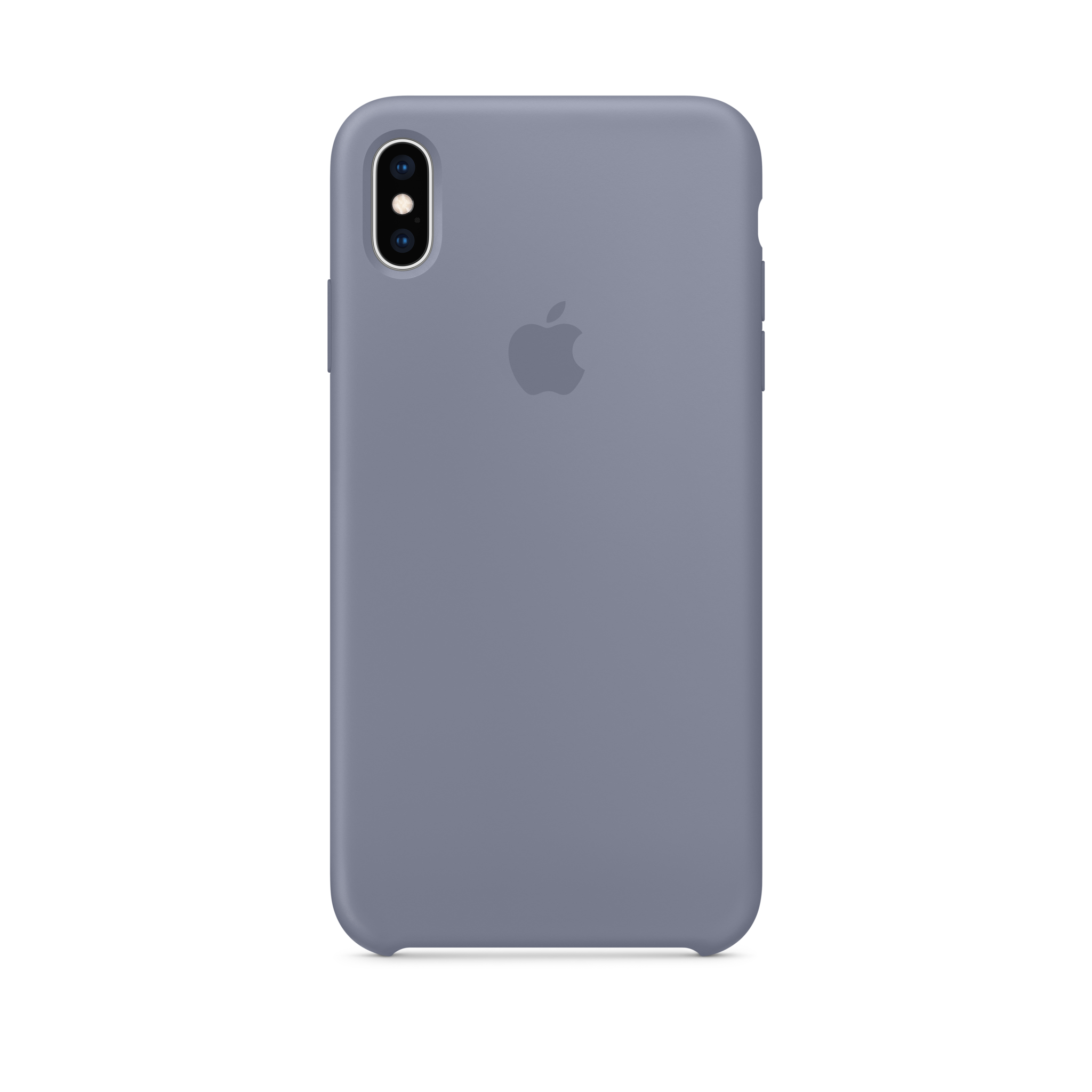 iPhone XS Max Silicone Case — Lavender Gray
