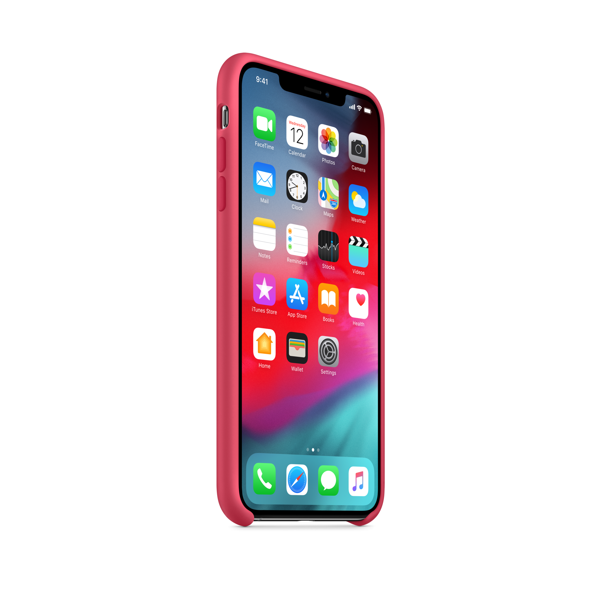iPhone XS Max Silicone Case — Hibiscus