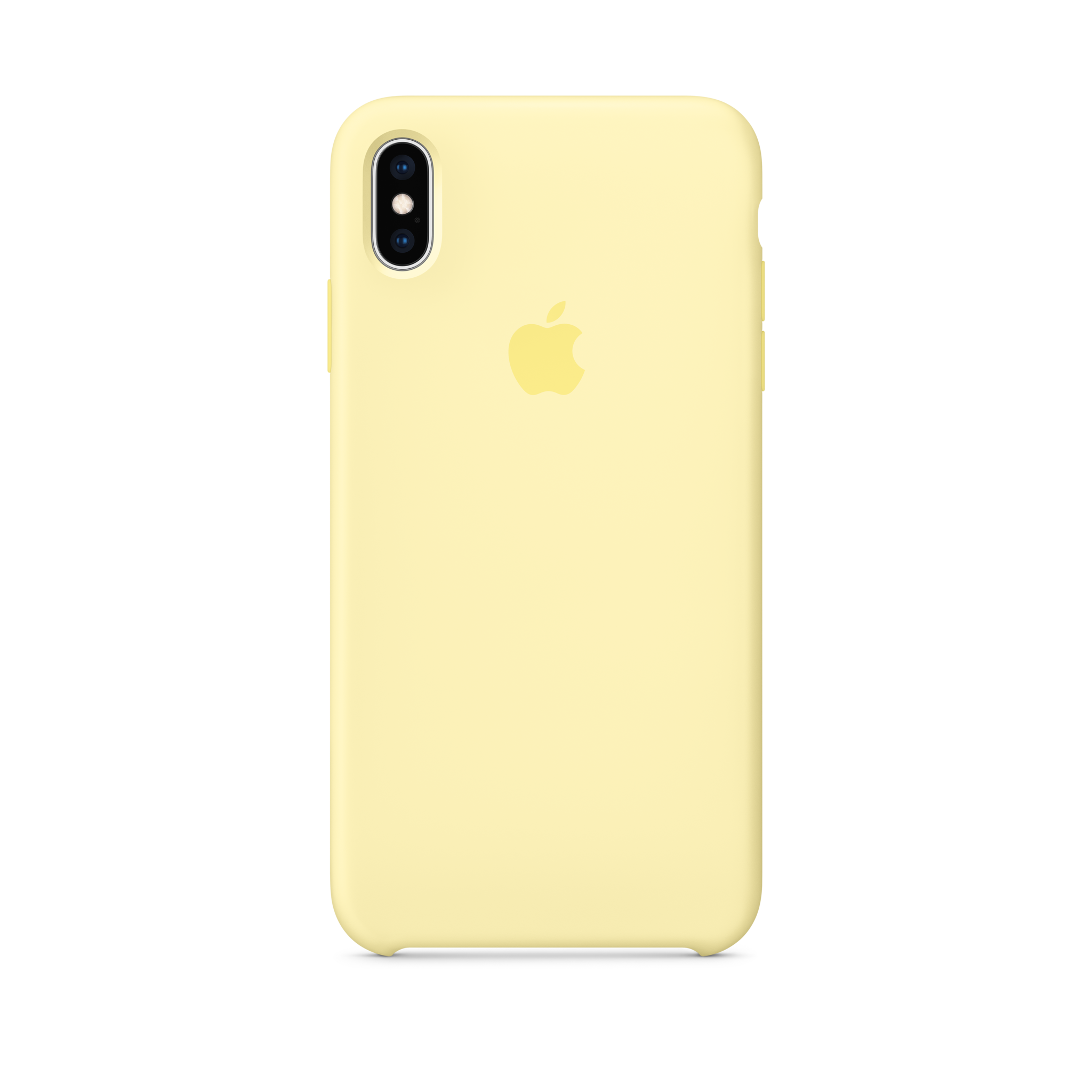 iPhone XS Max Silicone Case — Mellow Yellow