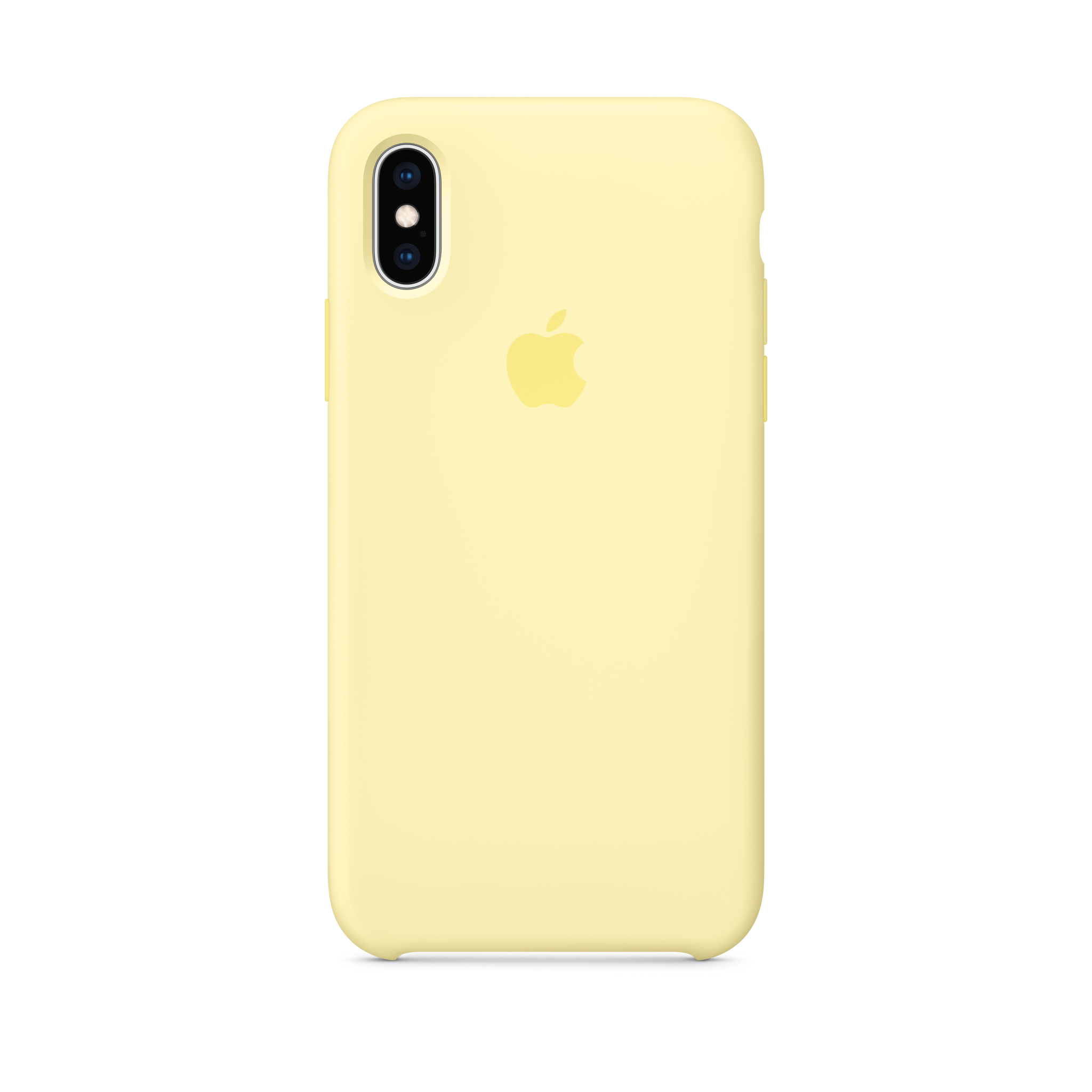 iPhone XS Silicone Case — Mellow Yellow