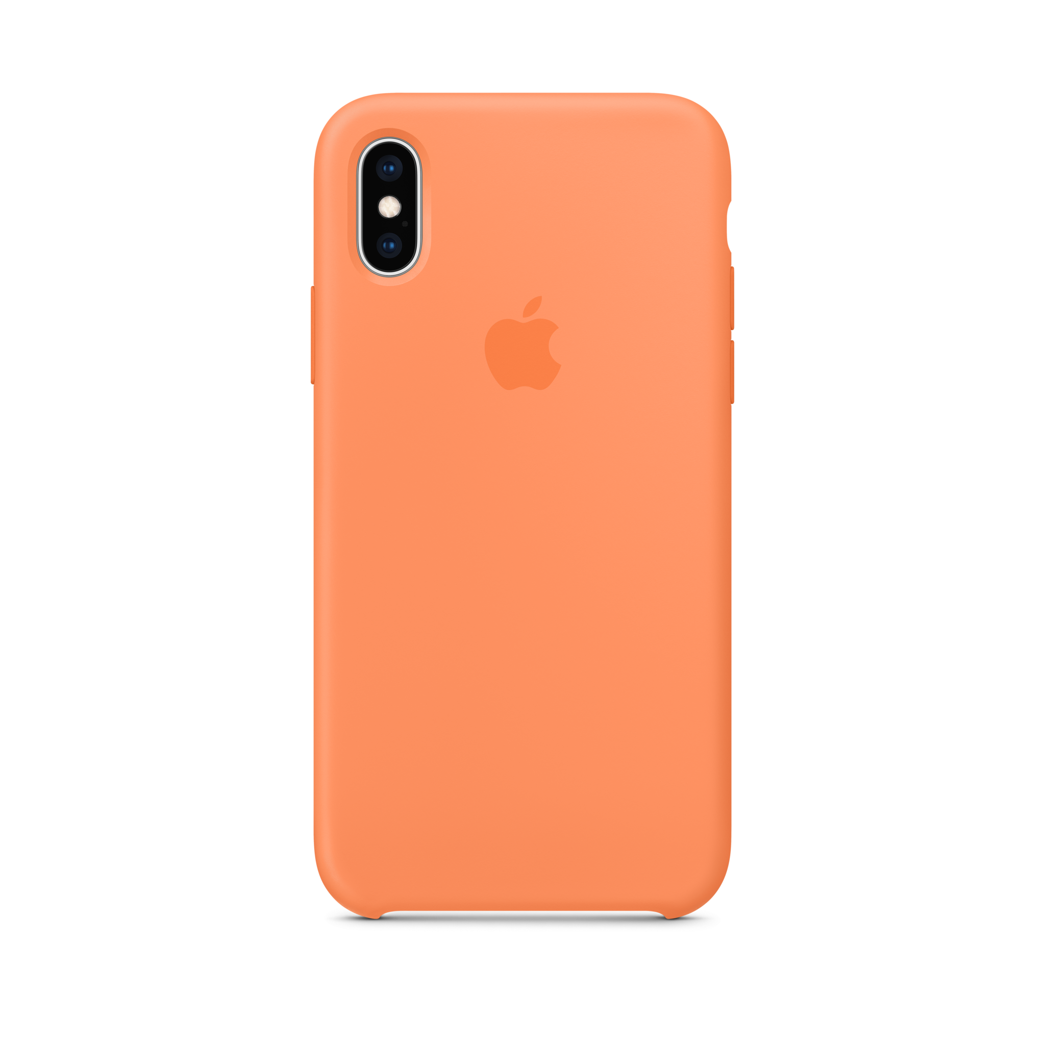 iPhone XS Silicone Case — Papaya