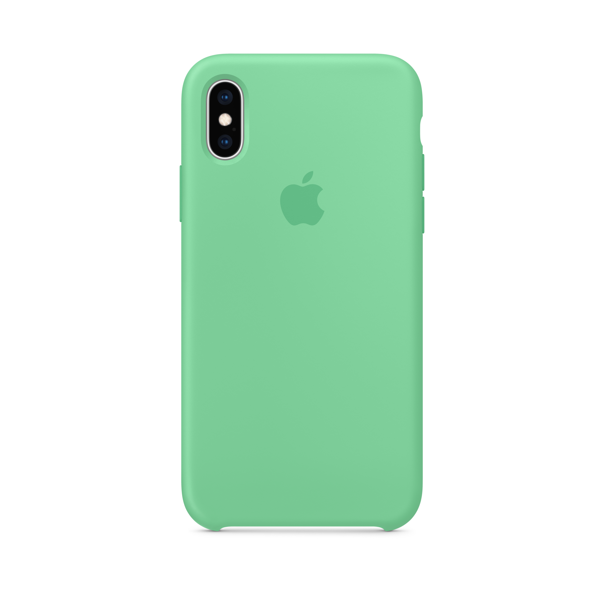 iPhone XS Silicone Case — Spearmint