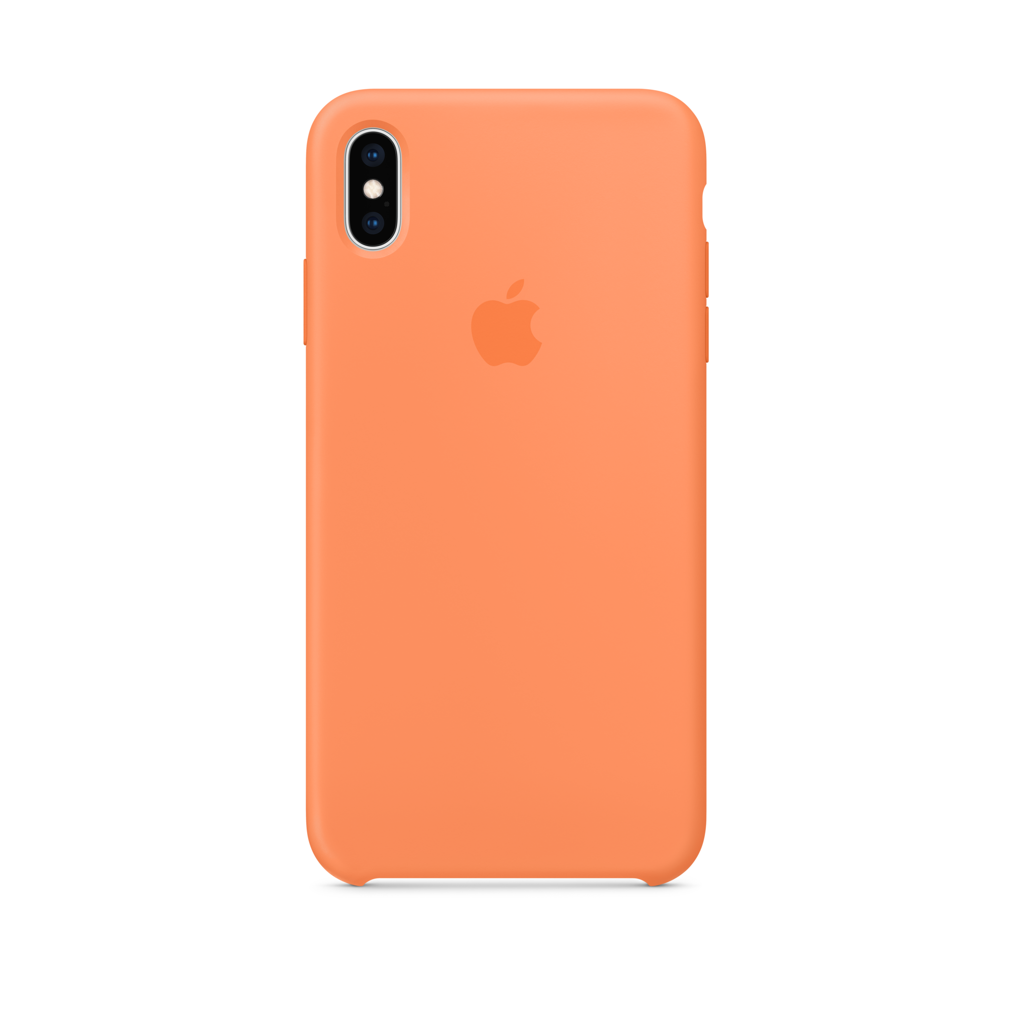 iPhone XS Max Silicone Case — Papaya