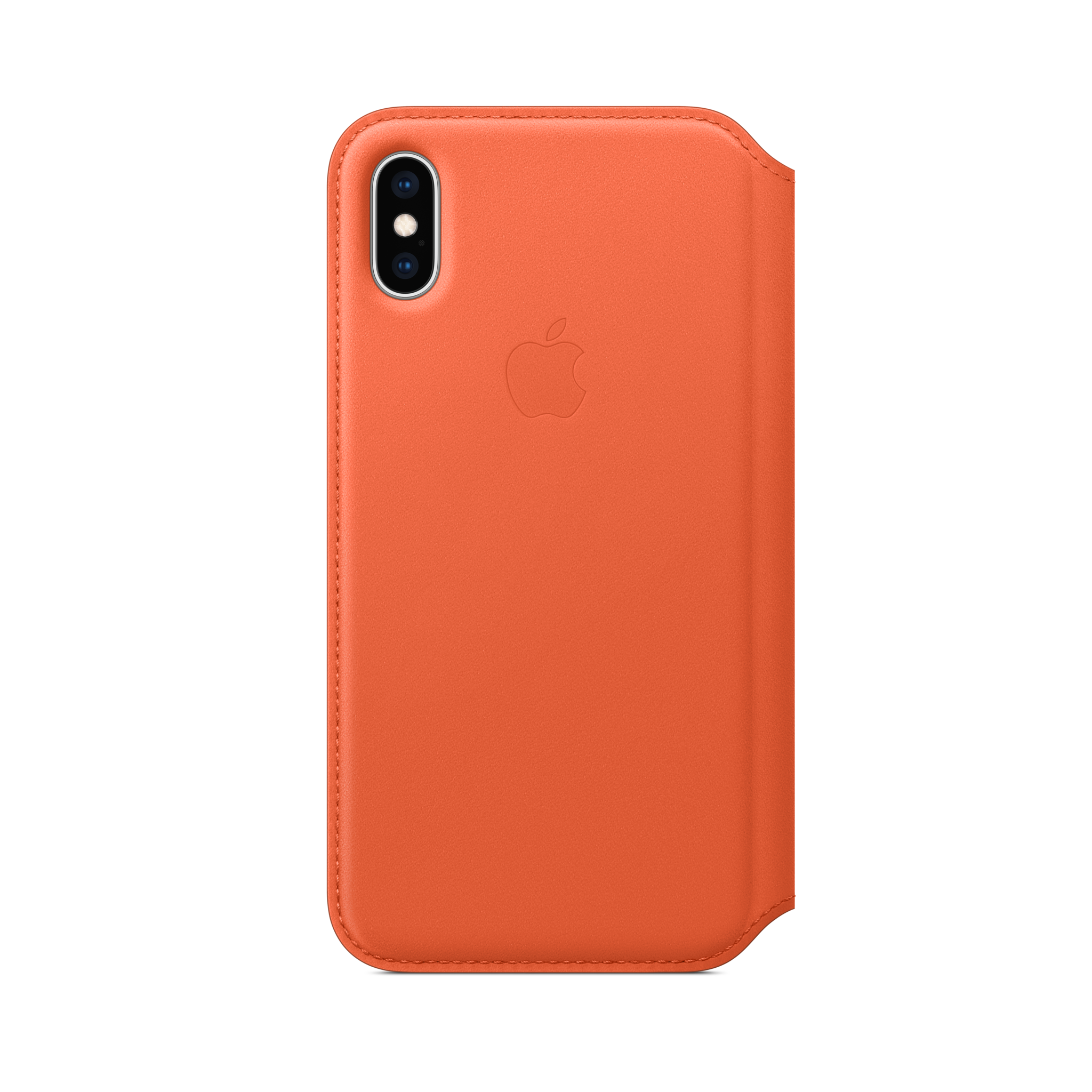 iPhone XS Leather Folio — Sunset