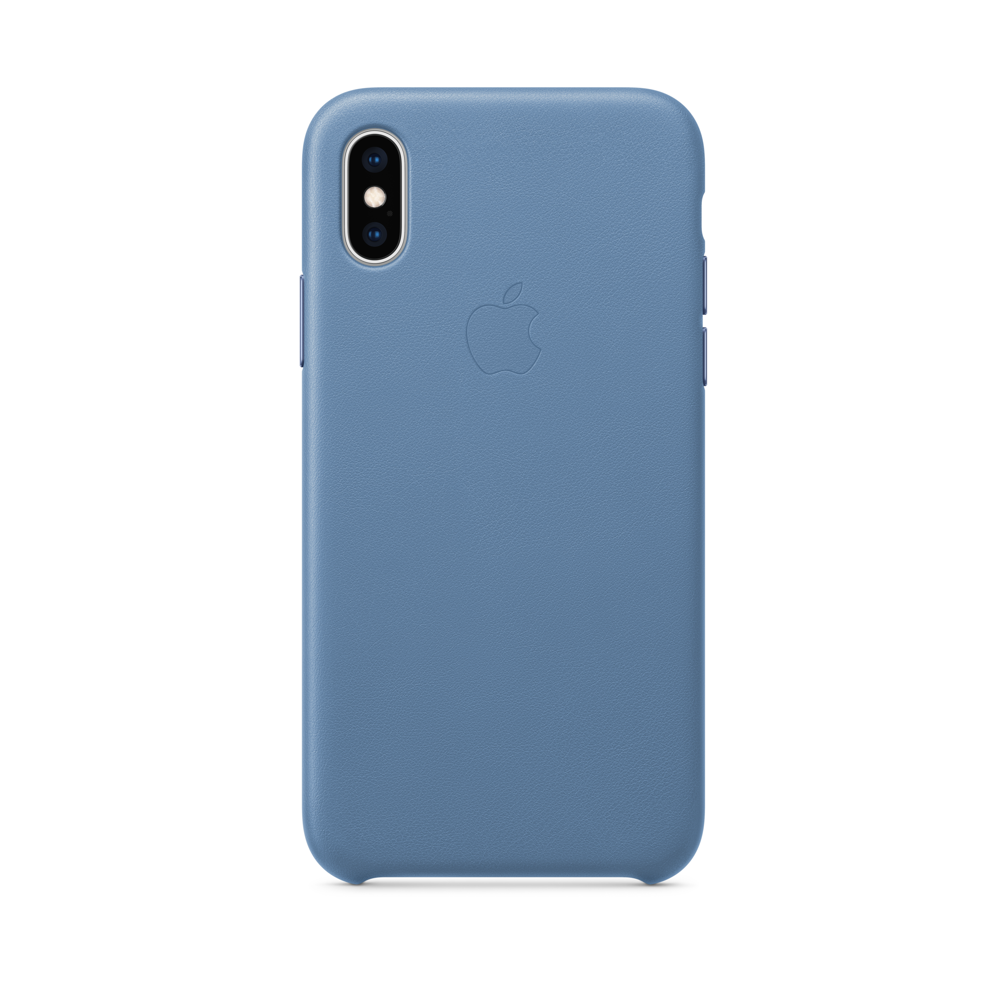 iPhone XS Leather Case — Cornflower