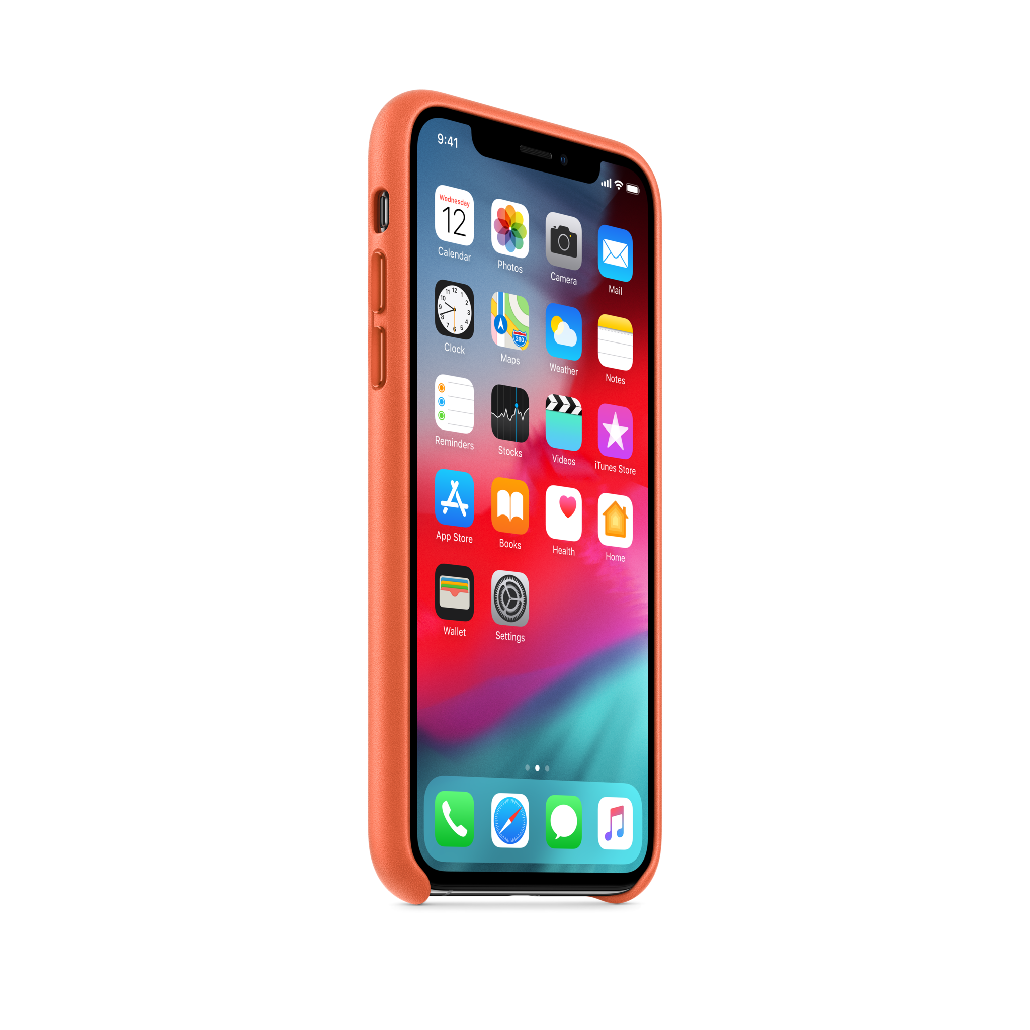 iPhone XS Leather Case — Sunset