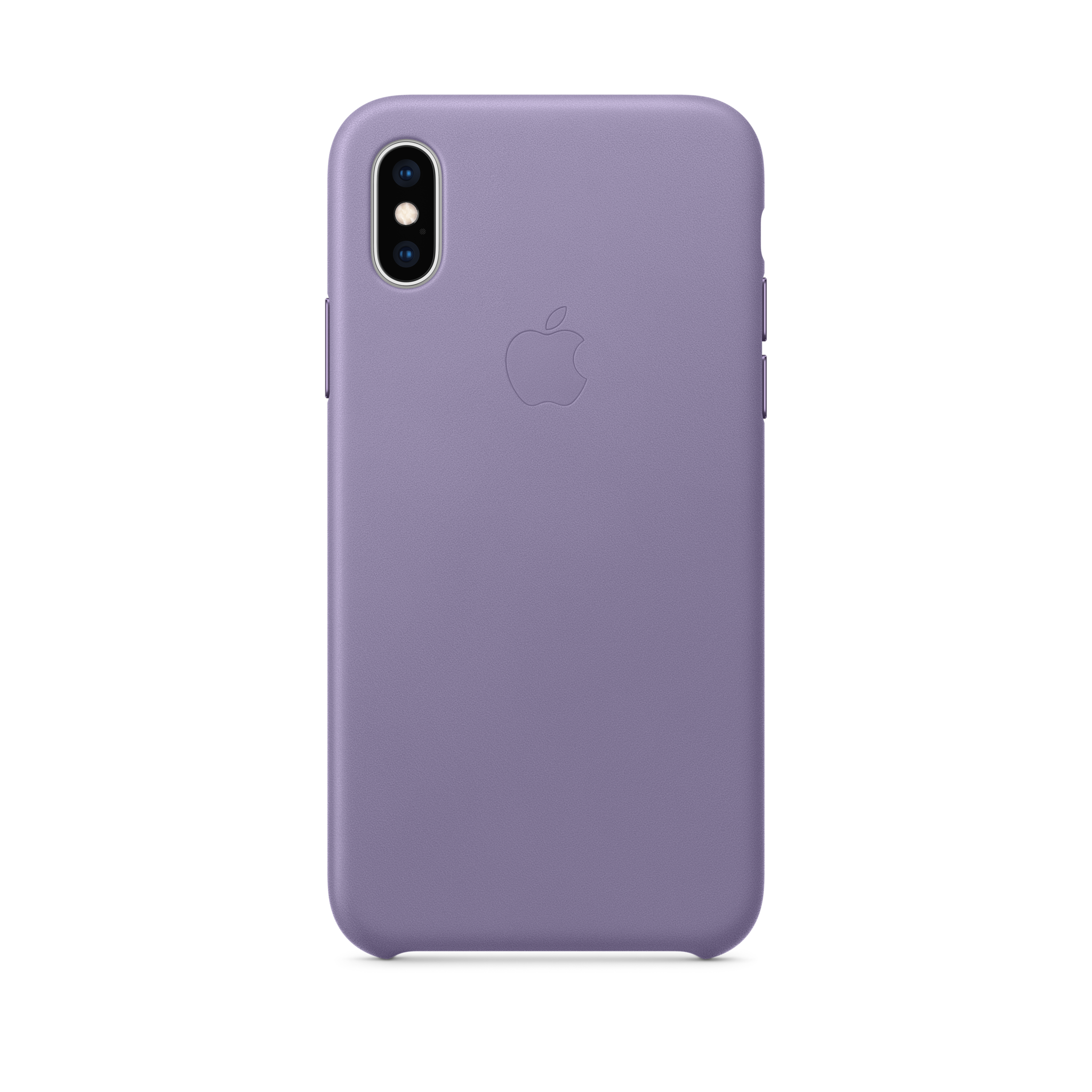 iPhone XS Leather Case — Lilac