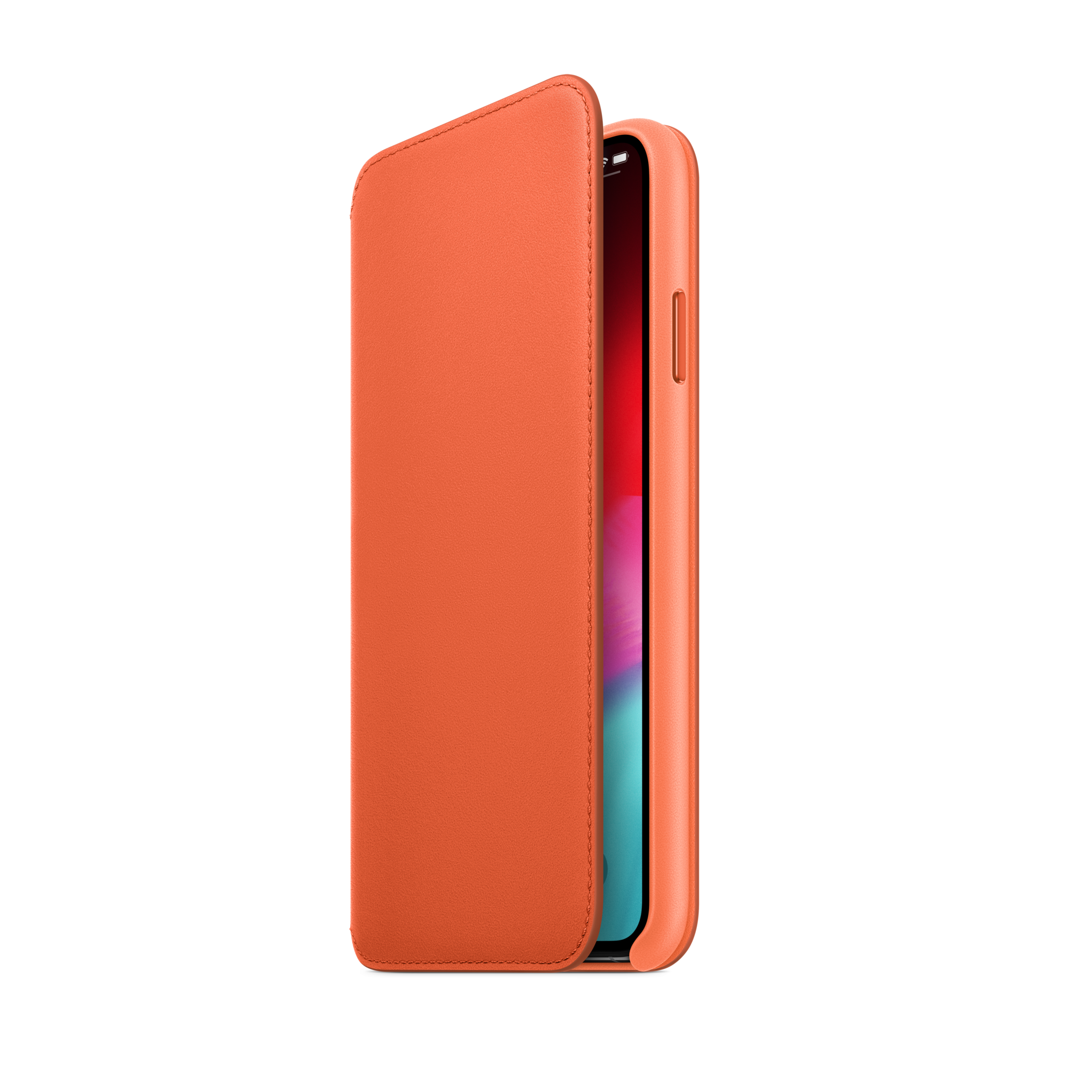 iPhone XS Max Leather Folio — Sunset