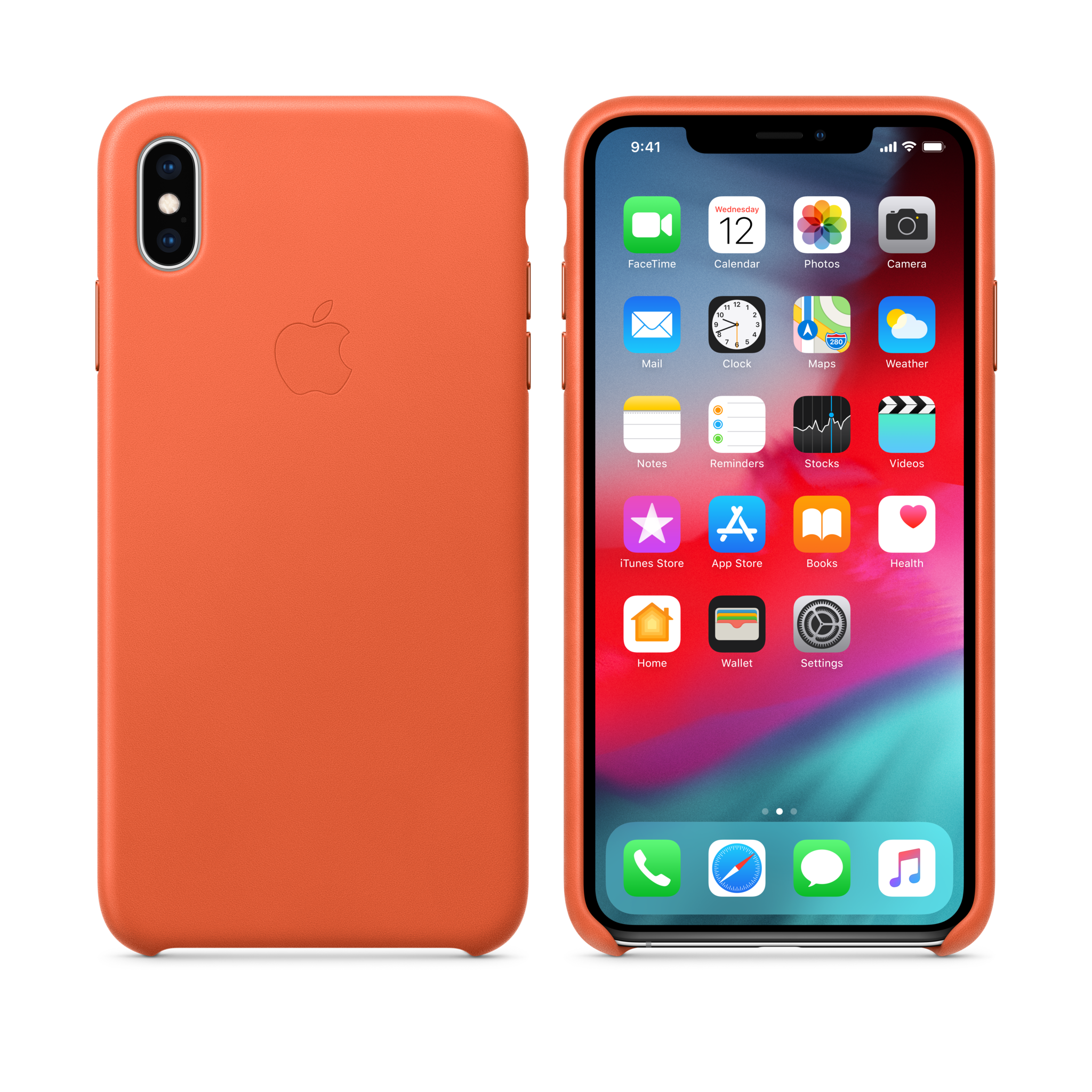 iPhone XS Max Leather Case — Sunset