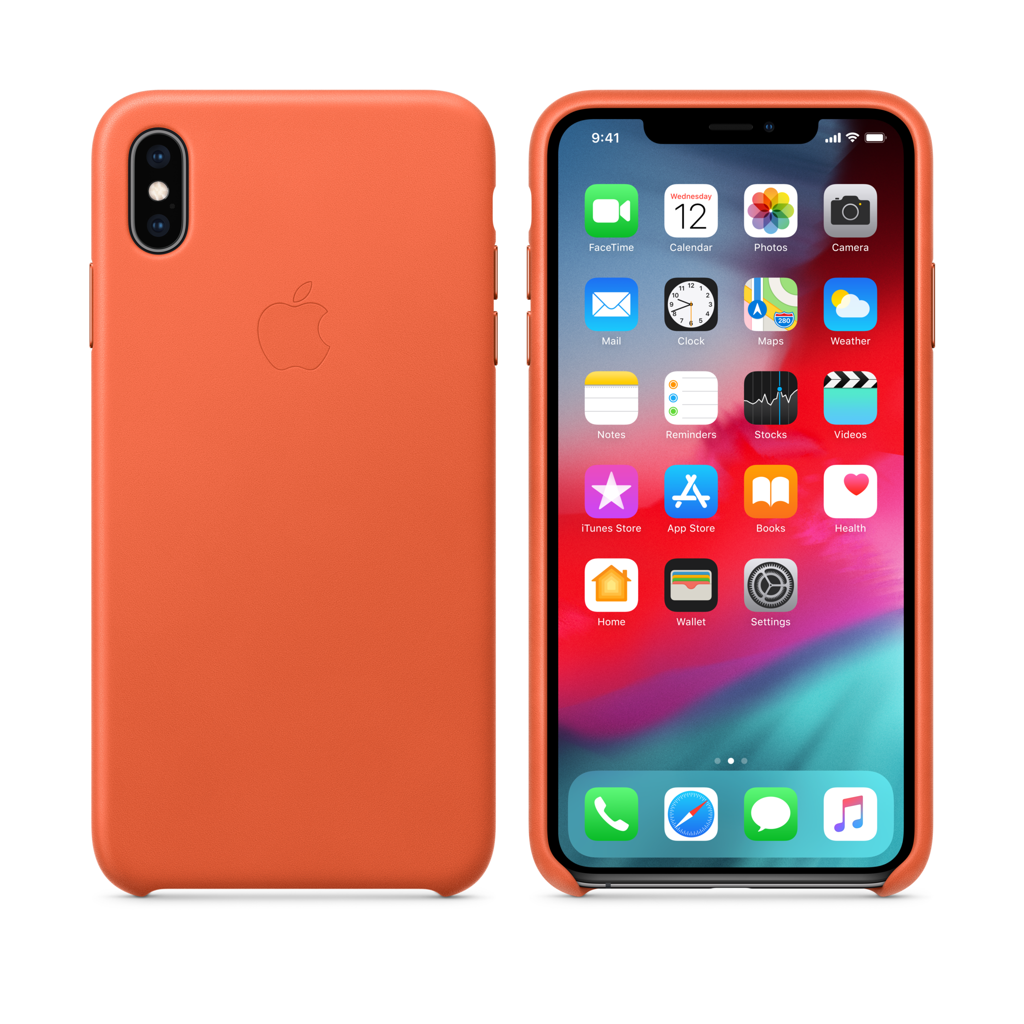 iPhone XS Max Leather Case — Sunset