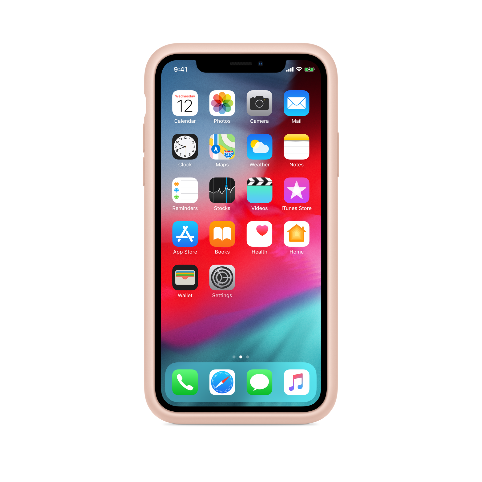 iPhone XS Smart Battery Case — Pink Sand