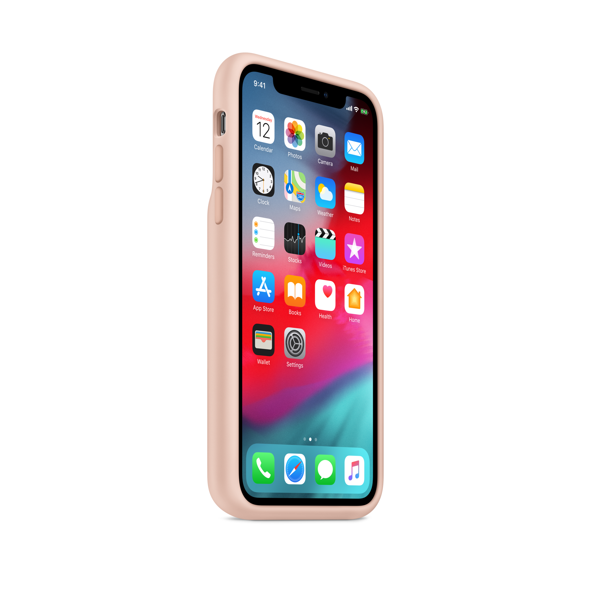 iPhone XS Smart Battery Case — Pink Sand