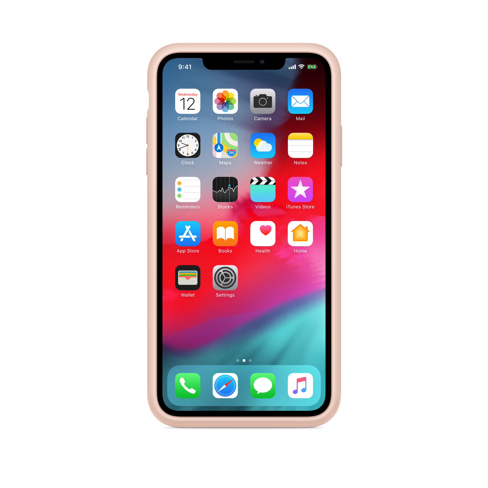 iPhone XS Max Smart Battery Case — Pink Sand