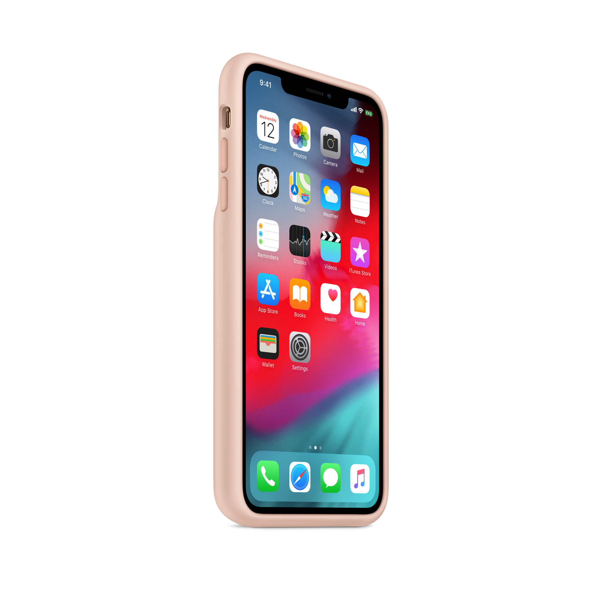 iPhone XS Max Smart Battery Case — Pink Sand
